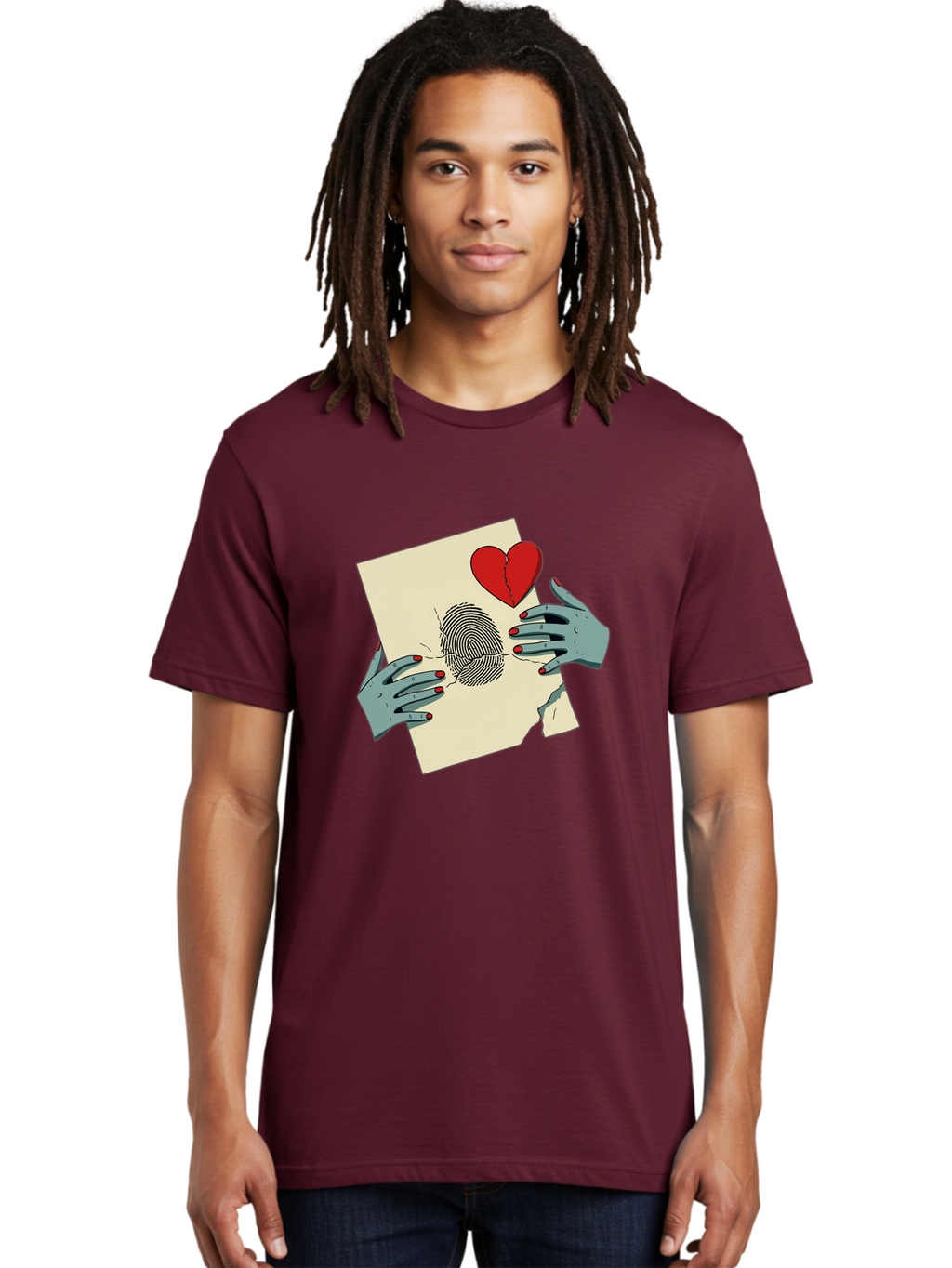 Broken-Heart-Fingerprint Men'S Graphic Tee, 100% Cotton, Comfortable Casual Summer Wear, Machine Washable, Vintage Camera, Old Camera, Antique Camera, Black Camera, Classic Photography, Photography Equipment, Nostalgic Device, Film Camera, Bal880