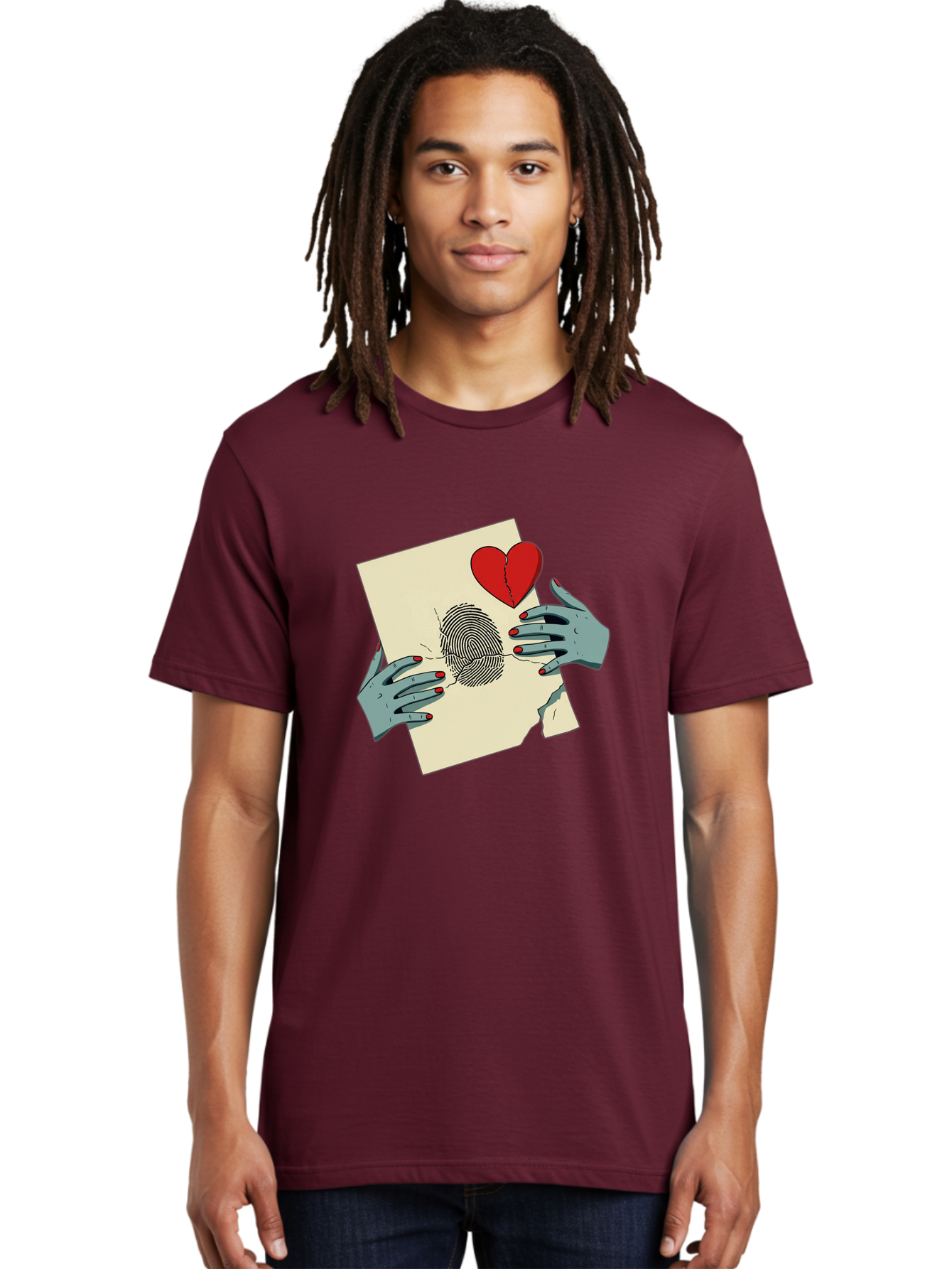 Broken-Heart-Fingerprint Men'S Graphic Tee, 100% Cotton, Comfortable Casual Summer Wear, Machine Washable, Vintage Camera, Old Camera, Antique Camera, Black Camera, Classic Photography, Photography Equipment, Nostalgic Device, Film Camera, Bal880