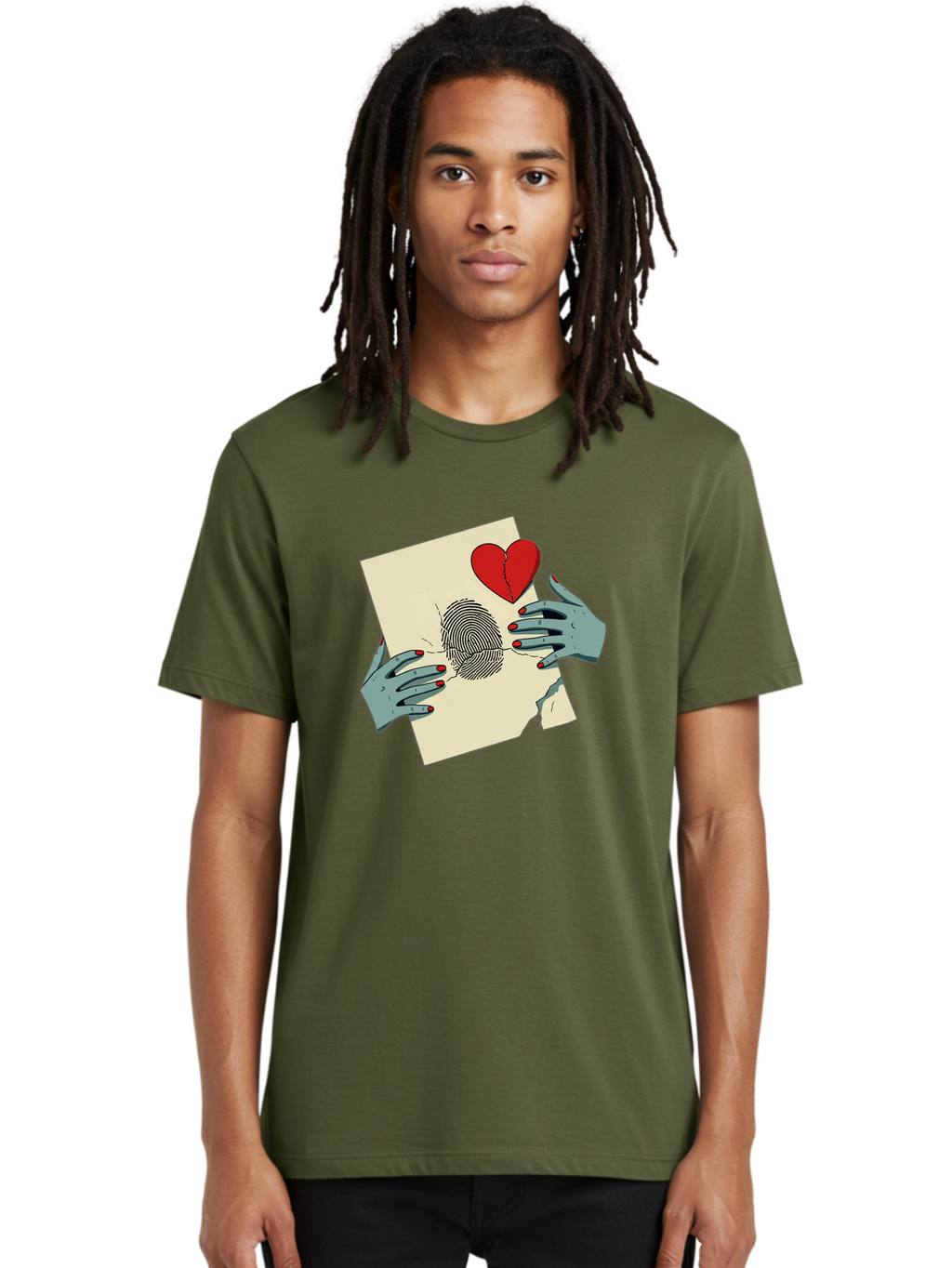 Broken-Heart-Fingerprint Men'S Graphic Tee, 100% Cotton, Comfortable Casual Summer Wear, Machine Washable, Vintage Camera, Old Camera, Antique Camera, Black Camera, Classic Photography, Photography Equipment, Nostalgic Device, Film Camera, Bal880
