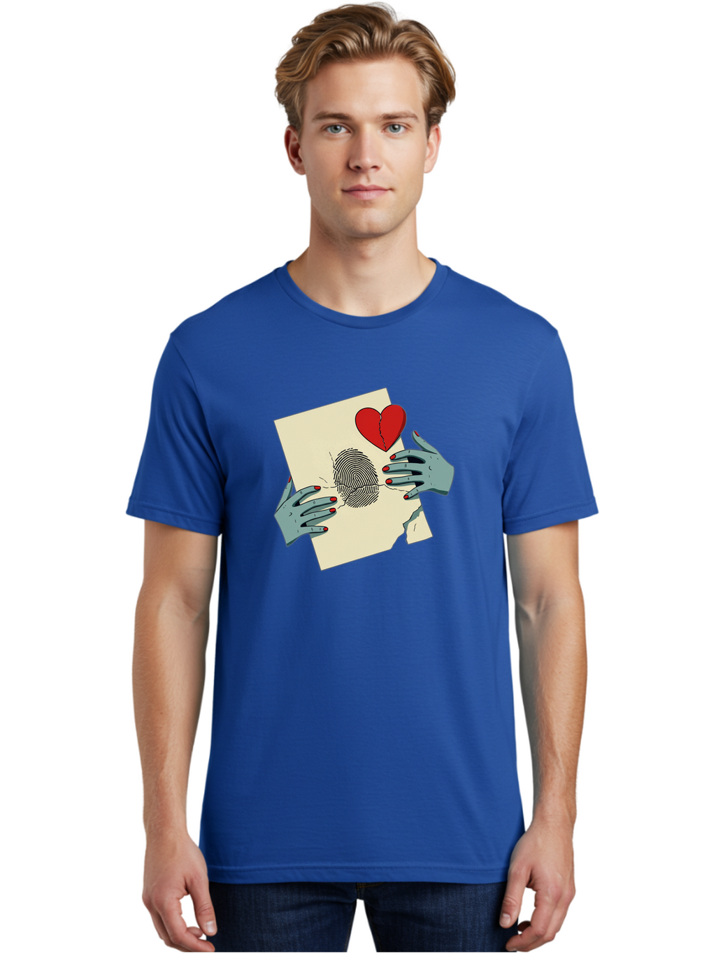 Broken-Heart-Fingerprint Men'S Graphic Tee, 100% Cotton, Comfortable Casual Summer Wear, Machine Washable, Vintage Camera, Old Camera, Antique Camera, Black Camera, Classic Photography, Photography Equipment, Nostalgic Device, Film Camera, Bal880