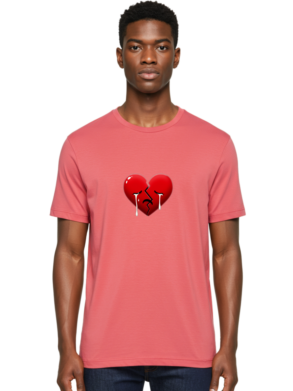 Broken-Red-Heart Men'S Graphic Tee, 100% Cotton, Comfortable Casual Summer Wear, Machine Washable, Vintage Camera, Old Camera, Antique Camera, Black Camera, Classic Photography, Photography Equipment, Nostalgic Device, Film Camera, Camera Art Bal881