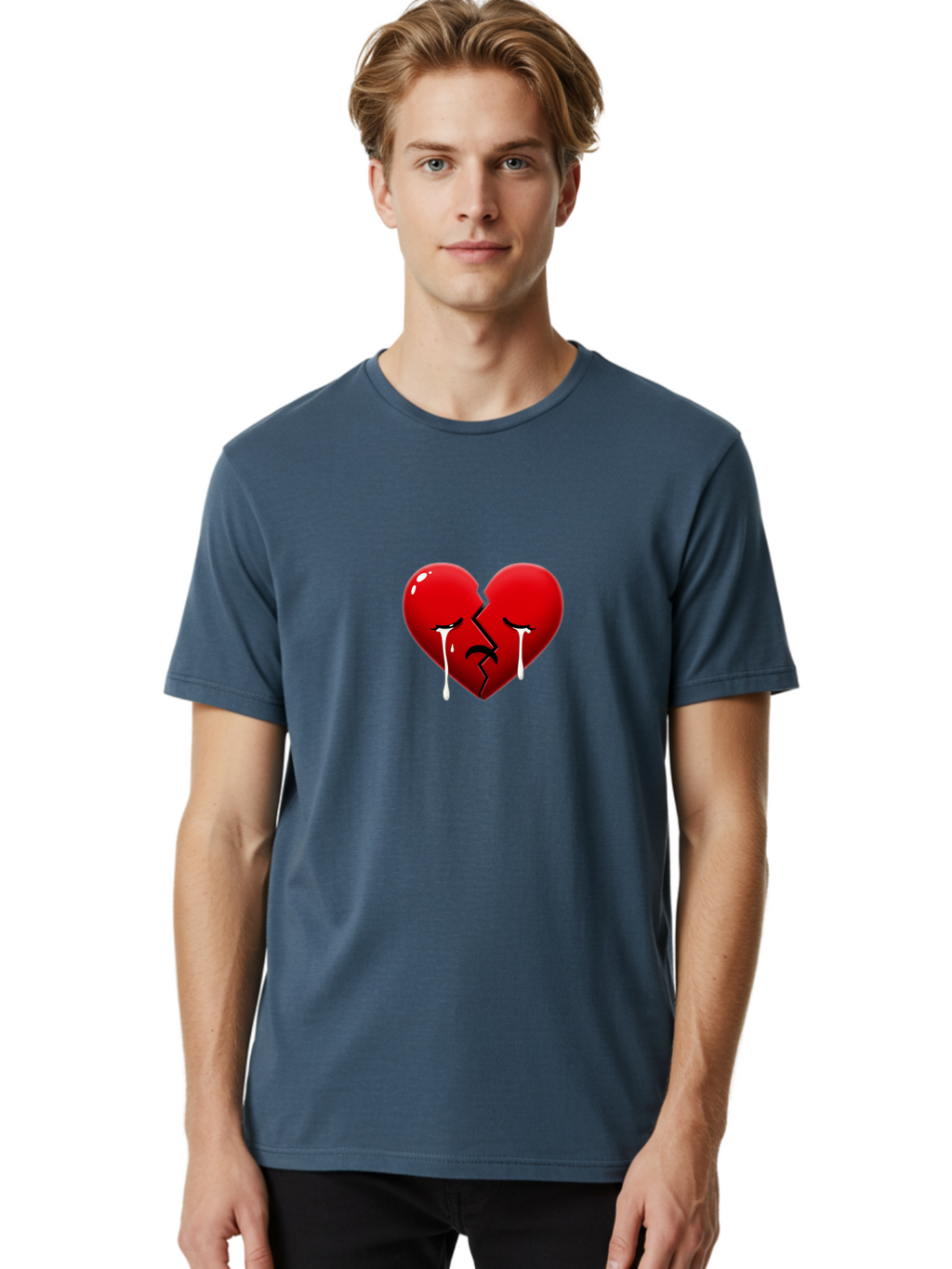 Broken-Red-Heart Men'S Graphic Tee, 100% Cotton, Comfortable Casual Summer Wear, Machine Washable, Vintage Camera, Old Camera, Antique Camera, Black Camera, Classic Photography, Photography Equipment, Nostalgic Device, Film Camera, Camera Art Bal881