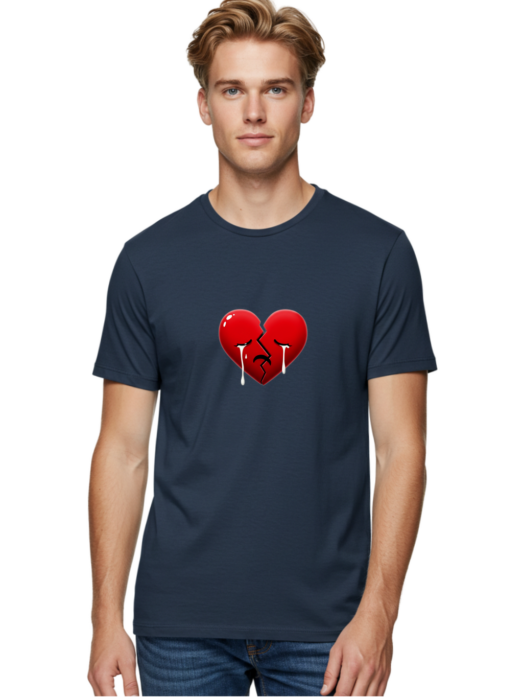 Broken-Red-Heart Men'S Graphic Tee, 100% Cotton, Comfortable Casual Summer Wear, Machine Washable, Vintage Camera, Old Camera, Antique Camera, Black Camera, Classic Photography, Photography Equipment, Nostalgic Device, Film Camera, Camera Art Bal881