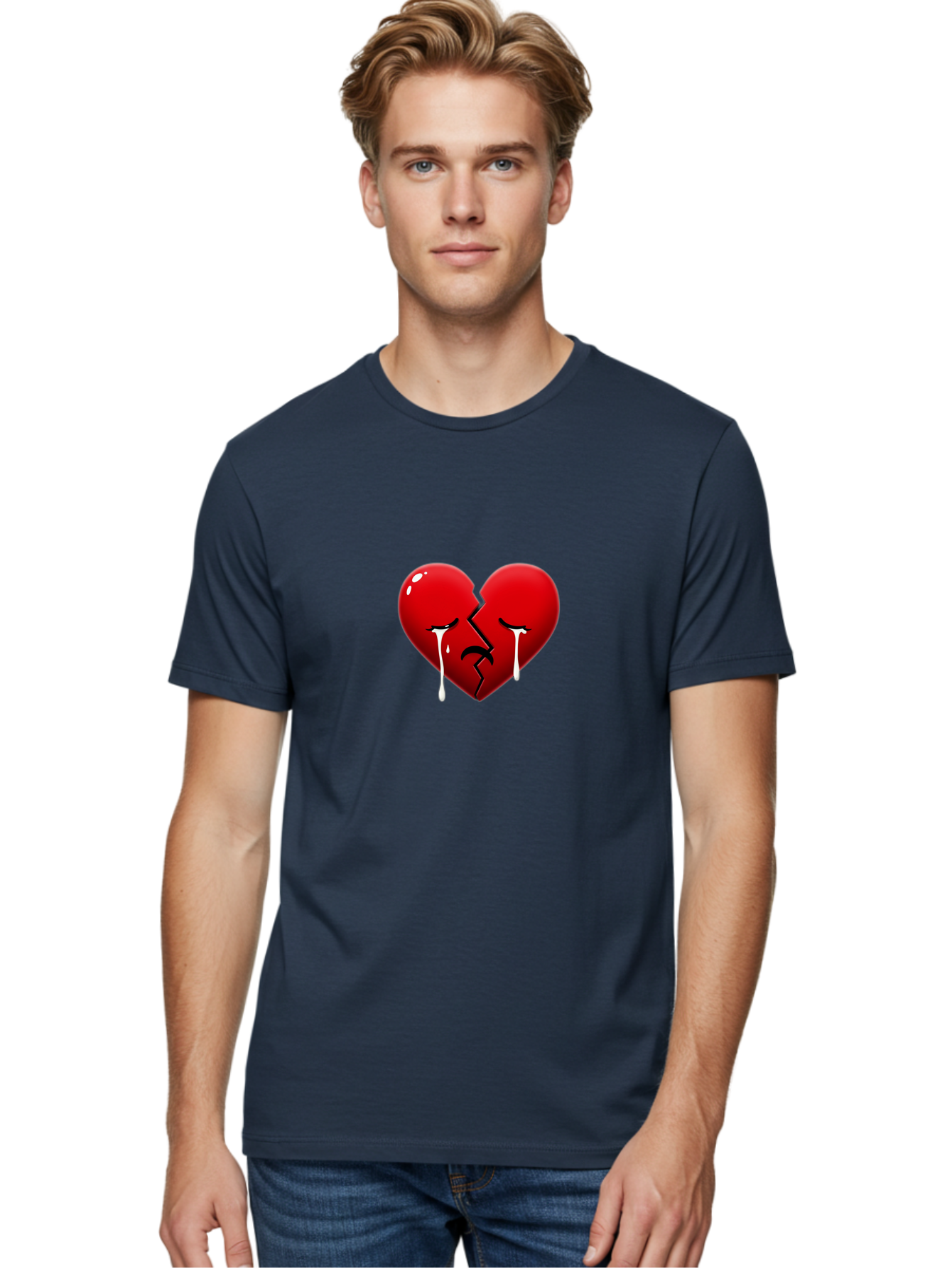 Broken-Red-Heart Men'S Graphic Tee, 100% Cotton, Comfortable Casual Summer Wear, Machine Washable, Vintage Camera, Old Camera, Antique Camera, Black Camera, Classic Photography, Photography Equipment, Nostalgic Device, Film Camera, Camera Art Bal881