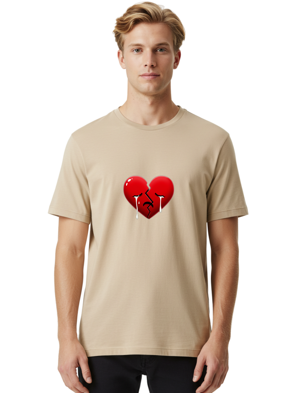 Broken-Red-Heart Men'S Graphic Tee, 100% Cotton, Comfortable Casual Summer Wear, Machine Washable, Vintage Camera, Old Camera, Antique Camera, Black Camera, Classic Photography, Photography Equipment, Nostalgic Device, Film Camera, Camera Art Bal881
