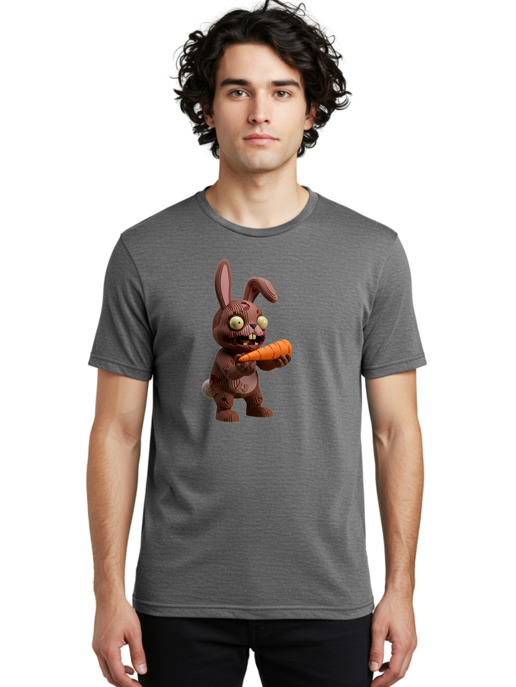Brown-Wooden-Rabbit Men'S Graphic Tee, 100% Cotton, Comfortable Casual Summer Wear, Machine Washable, Vintage Camera, Old Camera, Antique Camera, Black Camera, Classic Photography, Photography Equipment, Nostalgic Device, Film Camera, Bal883