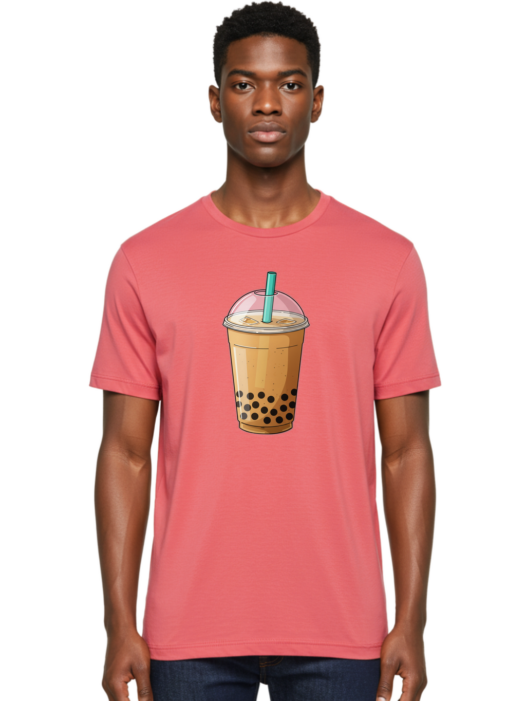 Bubble-Milk-Tea-1 Men'S Graphic Tee, 100% Cotton, Comfortable Casual Summer Wear, Machine Washable, Vintage Camera, Old Camera, Antique Camera, Black Camera, Classic Photography, Photography Equipment, Nostalgic Device, Film Camera, Camera Art Bal886