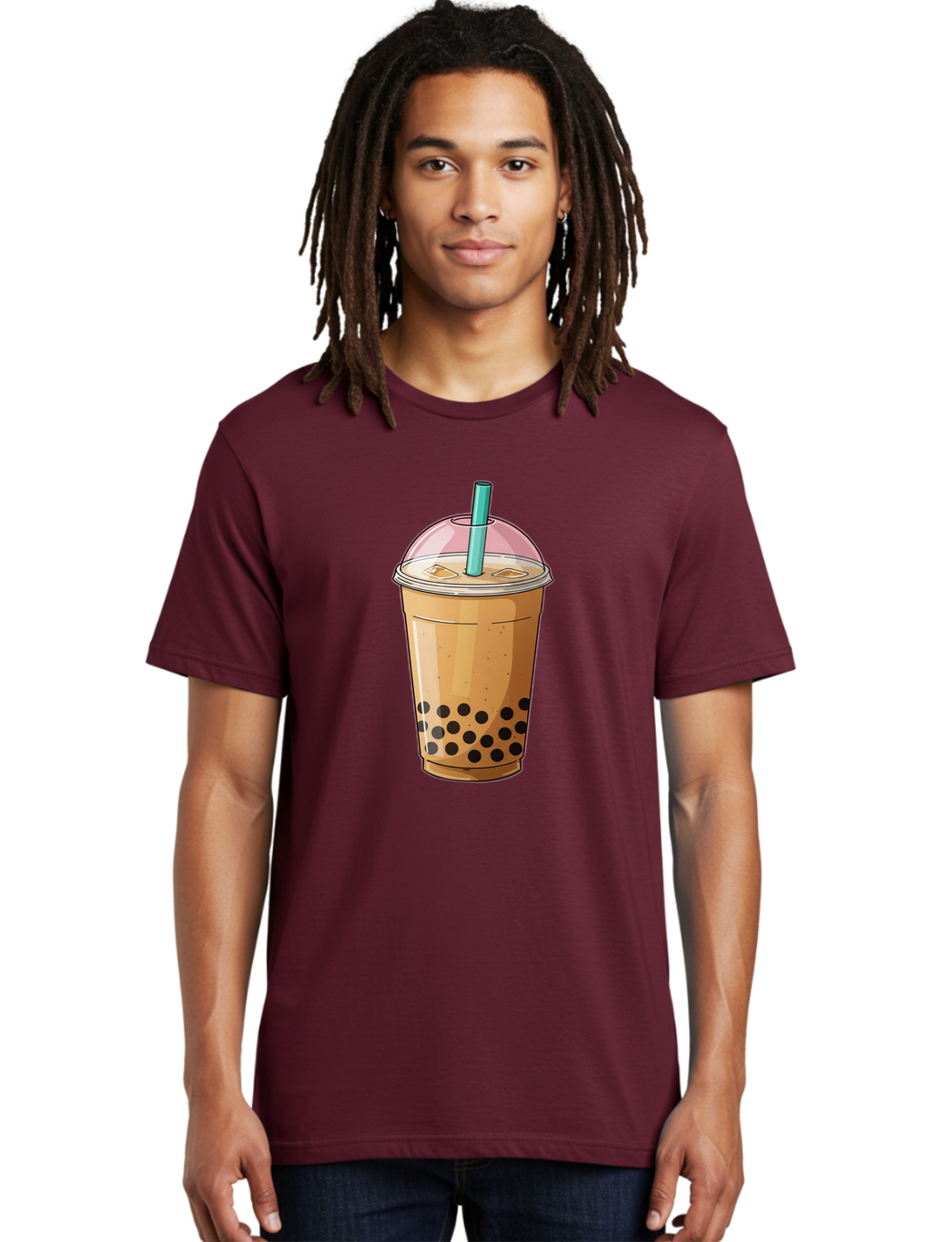 Bubble-Milk-Tea-1 Men'S Graphic Tee, 100% Cotton, Comfortable Casual Summer Wear, Machine Washable, Vintage Camera, Old Camera, Antique Camera, Black Camera, Classic Photography, Photography Equipment, Nostalgic Device, Film Camera, Camera Art Bal886