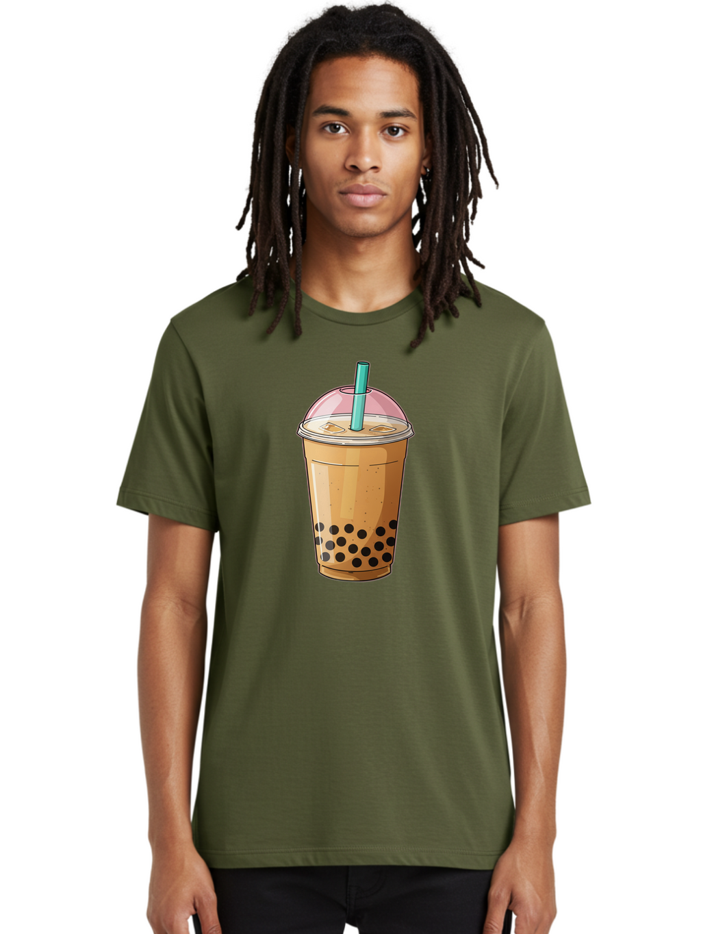 Bubble-Milk-Tea-1 Men'S Graphic Tee, 100% Cotton, Comfortable Casual Summer Wear, Machine Washable, Vintage Camera, Old Camera, Antique Camera, Black Camera, Classic Photography, Photography Equipment, Nostalgic Device, Film Camera, Camera Art Bal886