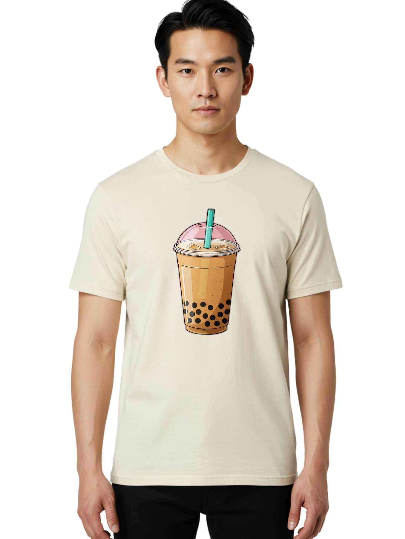 Bubble-Milk-Tea-1 Men'S Graphic Tee, 100% Cotton, Comfortable Casual Summer Wear, Machine Washable, Vintage Camera, Old Camera, Antique Camera, Black Camera, Classic Photography, Photography Equipment, Nostalgic Device, Film Camera, Camera Art Bal886