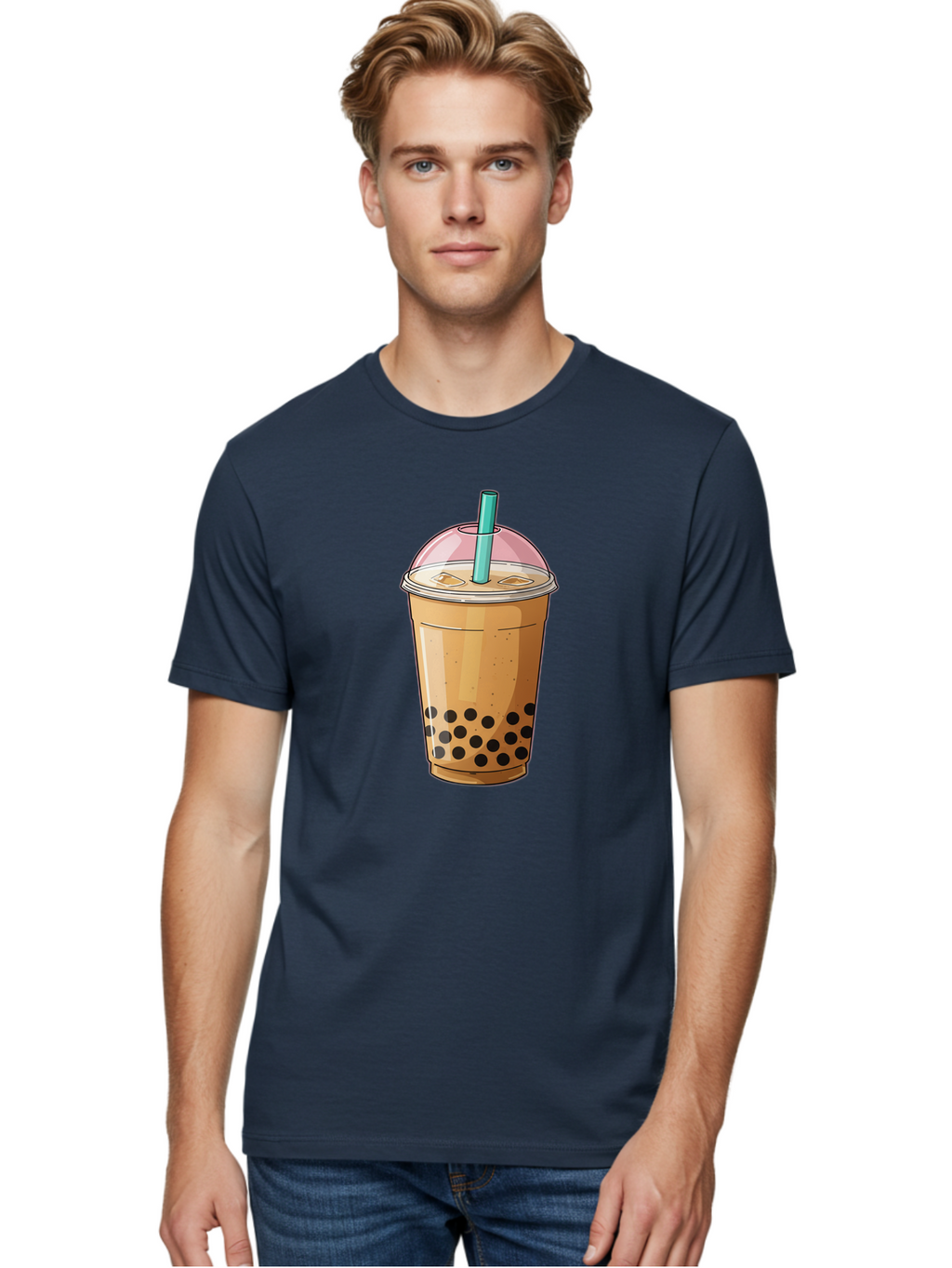 Bubble-Milk-Tea-1 Men'S Graphic Tee, 100% Cotton, Comfortable Casual Summer Wear, Machine Washable, Vintage Camera, Old Camera, Antique Camera, Black Camera, Classic Photography, Photography Equipment, Nostalgic Device, Film Camera, Camera Art Bal886