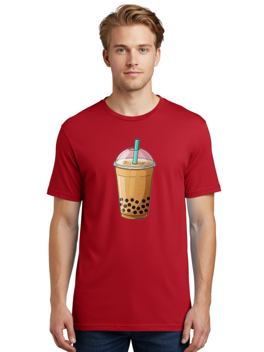 Bubble-Milk-Tea-1 Men'S Graphic Tee, 100% Cotton, Comfortable Casual Summer Wear, Machine Washable, Vintage Camera, Old Camera, Antique Camera, Black Camera, Classic Photography, Photography Equipment, Nostalgic Device, Film Camera, Camera Art Bal886