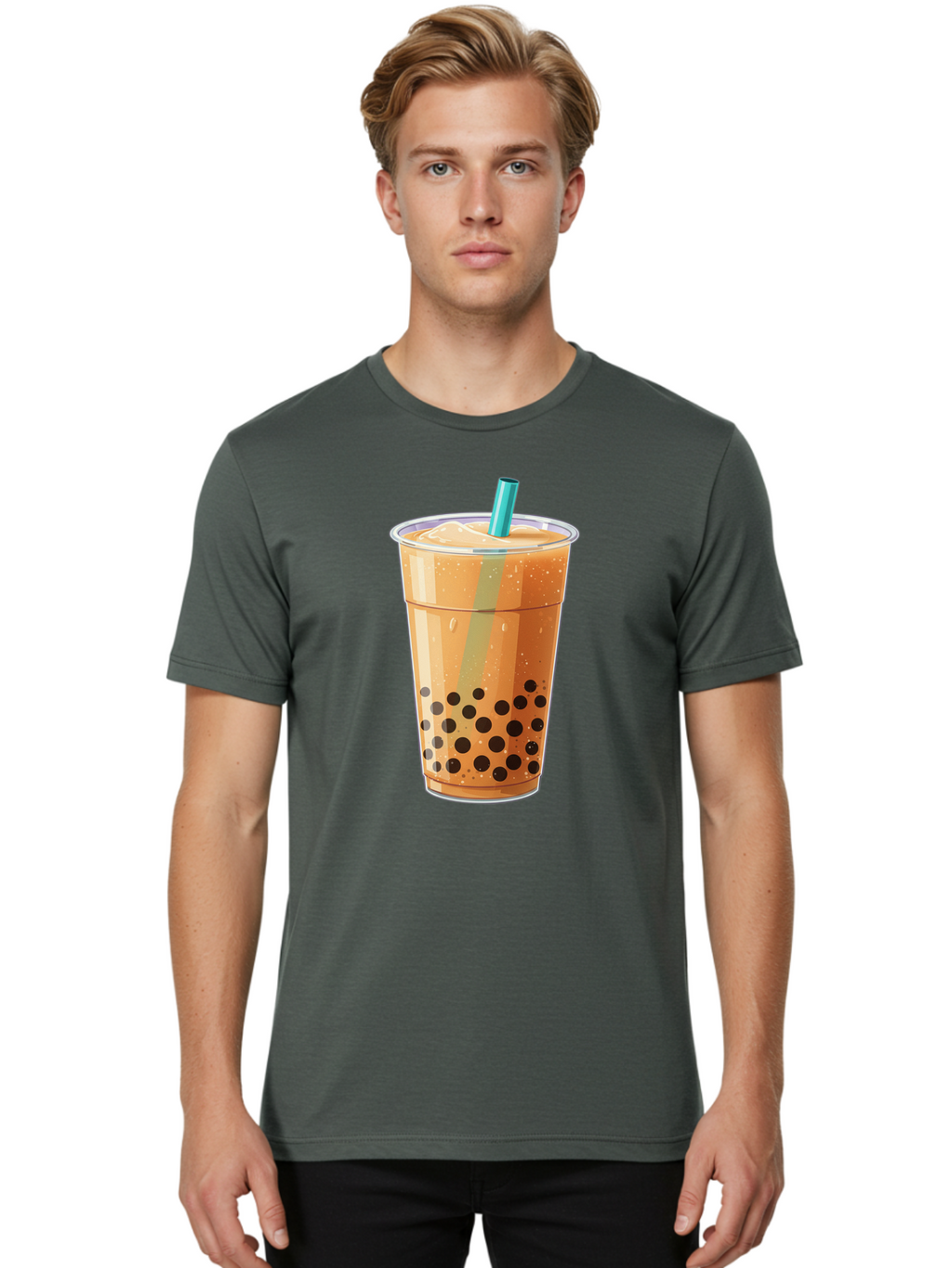 Bubble-Milk-Tea Men'S Graphic Tee, 100% Cotton, Comfortable Casual Summer Wear, Machine Washable, Vintage Camera, Old Camera, Antique Camera, Black Camera, Classic Photography, Photography Equipment, Nostalgic Device, Film Camera, Camera Art Bal887