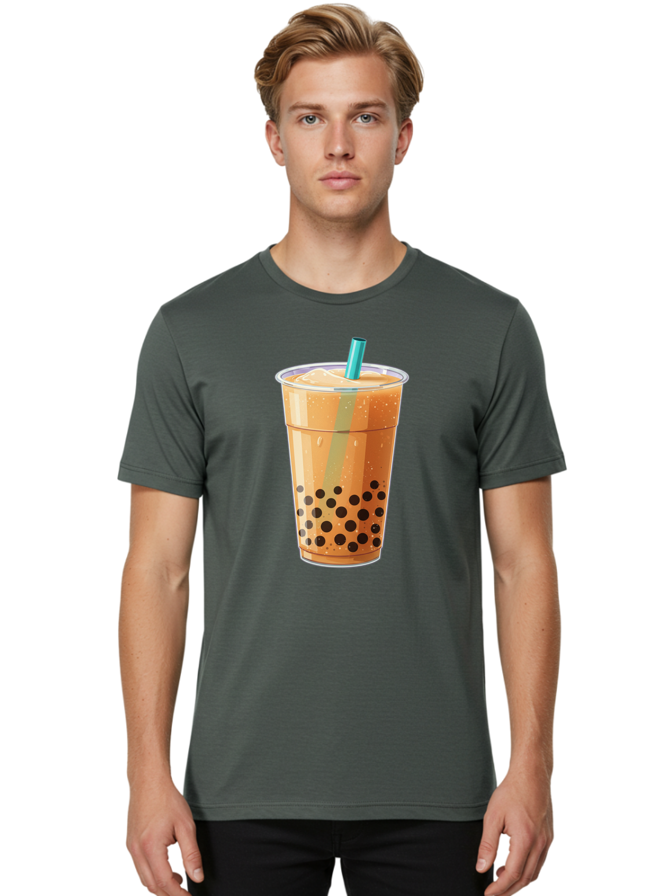 Bubble-Milk-Tea Men'S Graphic Tee, 100% Cotton, Comfortable Casual Summer Wear, Machine Washable, Vintage Camera, Old Camera, Antique Camera, Black Camera, Classic Photography, Photography Equipment, Nostalgic Device, Film Camera, Camera Art Bal887