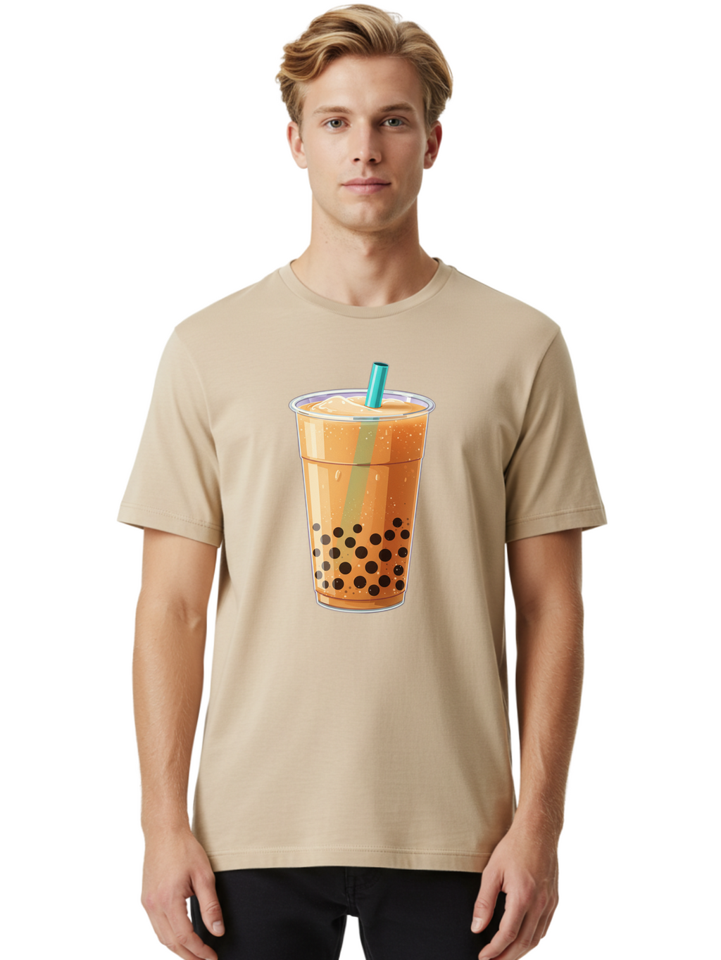 Bubble-Milk-Tea Men'S Graphic Tee, 100% Cotton, Comfortable Casual Summer Wear, Machine Washable, Vintage Camera, Old Camera, Antique Camera, Black Camera, Classic Photography, Photography Equipment, Nostalgic Device, Film Camera, Camera Art Bal887