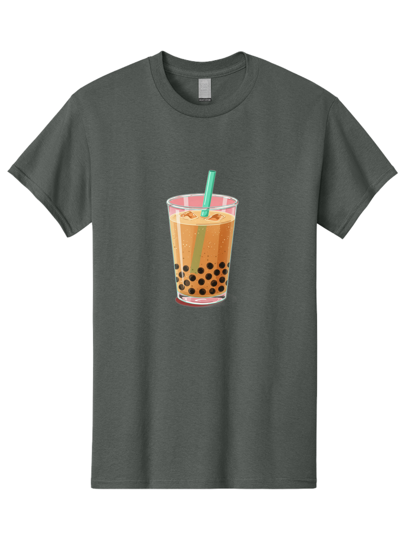 Bubble-Tea-2 Men'S Graphic Tee, 100% Cotton, Comfortable Casual Summer Wear, Machine Washable, Vintage Camera, Old Camera, Antique Camera, Black Camera, Classic Photography, Photography Equipment, Nostalgic Device, Film Camera, Camera Art Bal889