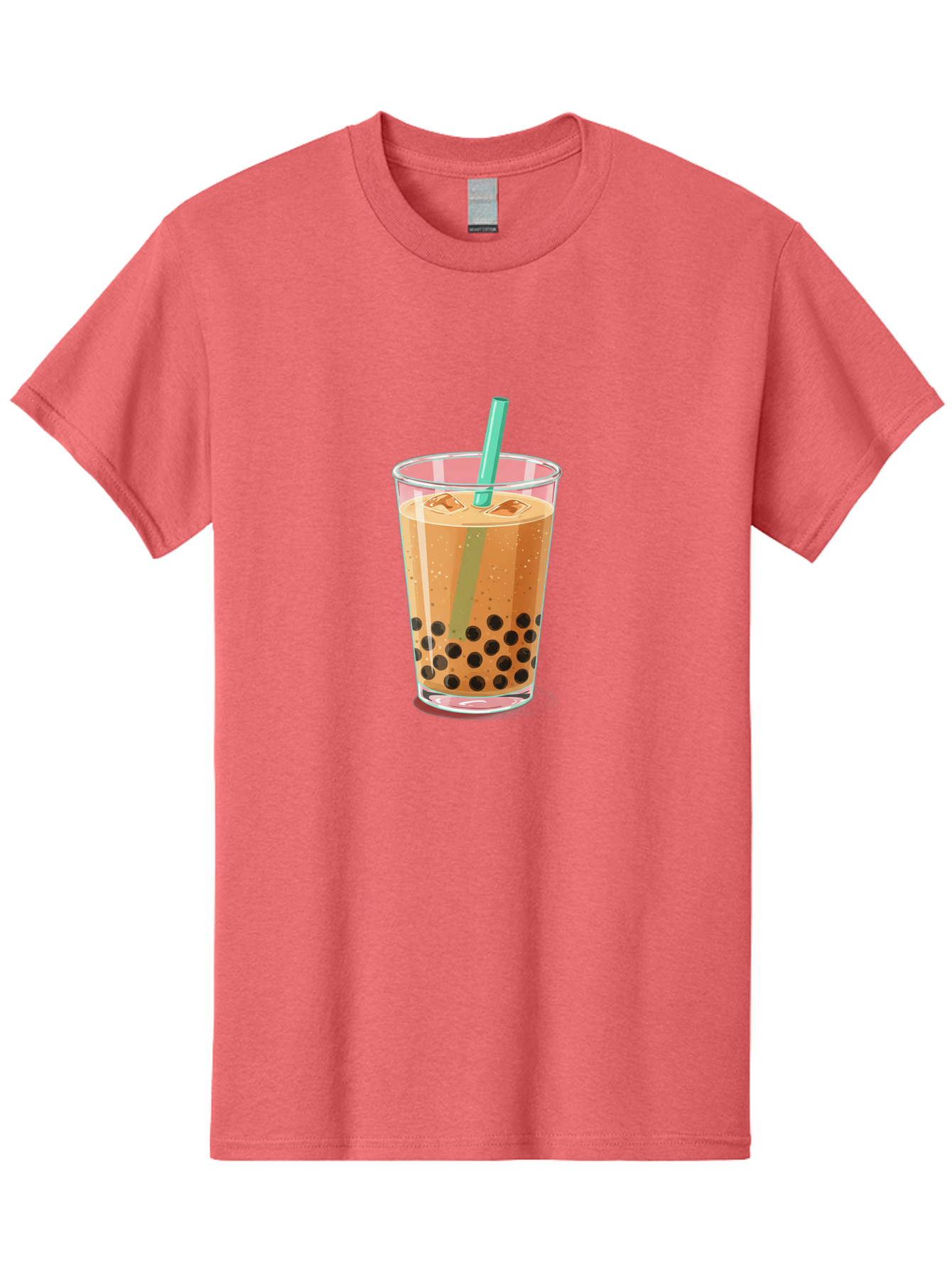 Bubble-Tea-2 Men'S Graphic Tee, 100% Cotton, Comfortable Casual Summer Wear, Machine Washable, Vintage Camera, Old Camera, Antique Camera, Black Camera, Classic Photography, Photography Equipment, Nostalgic Device, Film Camera, Camera Art Bal889