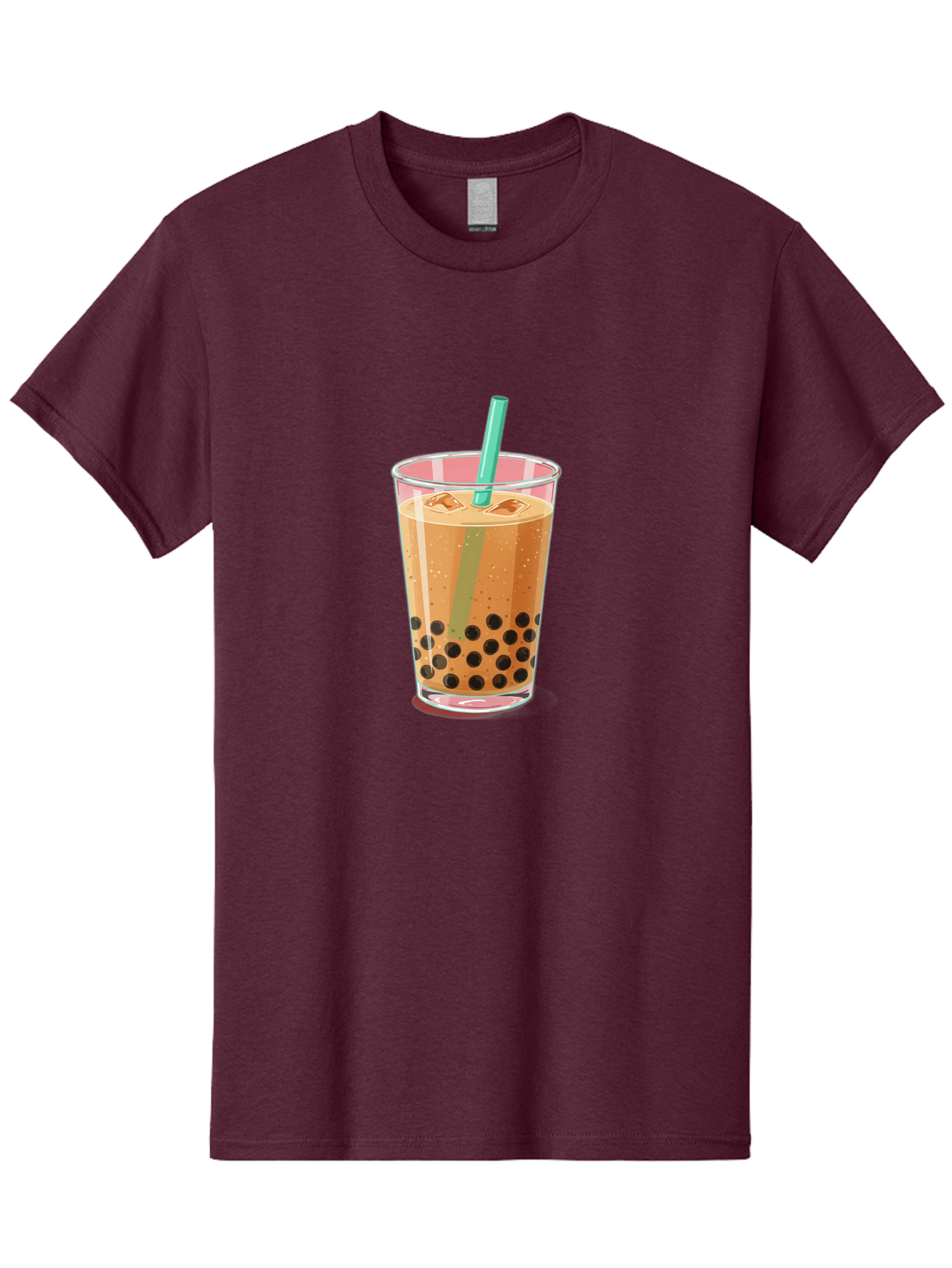 Bubble-Tea-2 Men'S Graphic Tee, 100% Cotton, Comfortable Casual Summer Wear, Machine Washable, Vintage Camera, Old Camera, Antique Camera, Black Camera, Classic Photography, Photography Equipment, Nostalgic Device, Film Camera, Camera Art Bal889