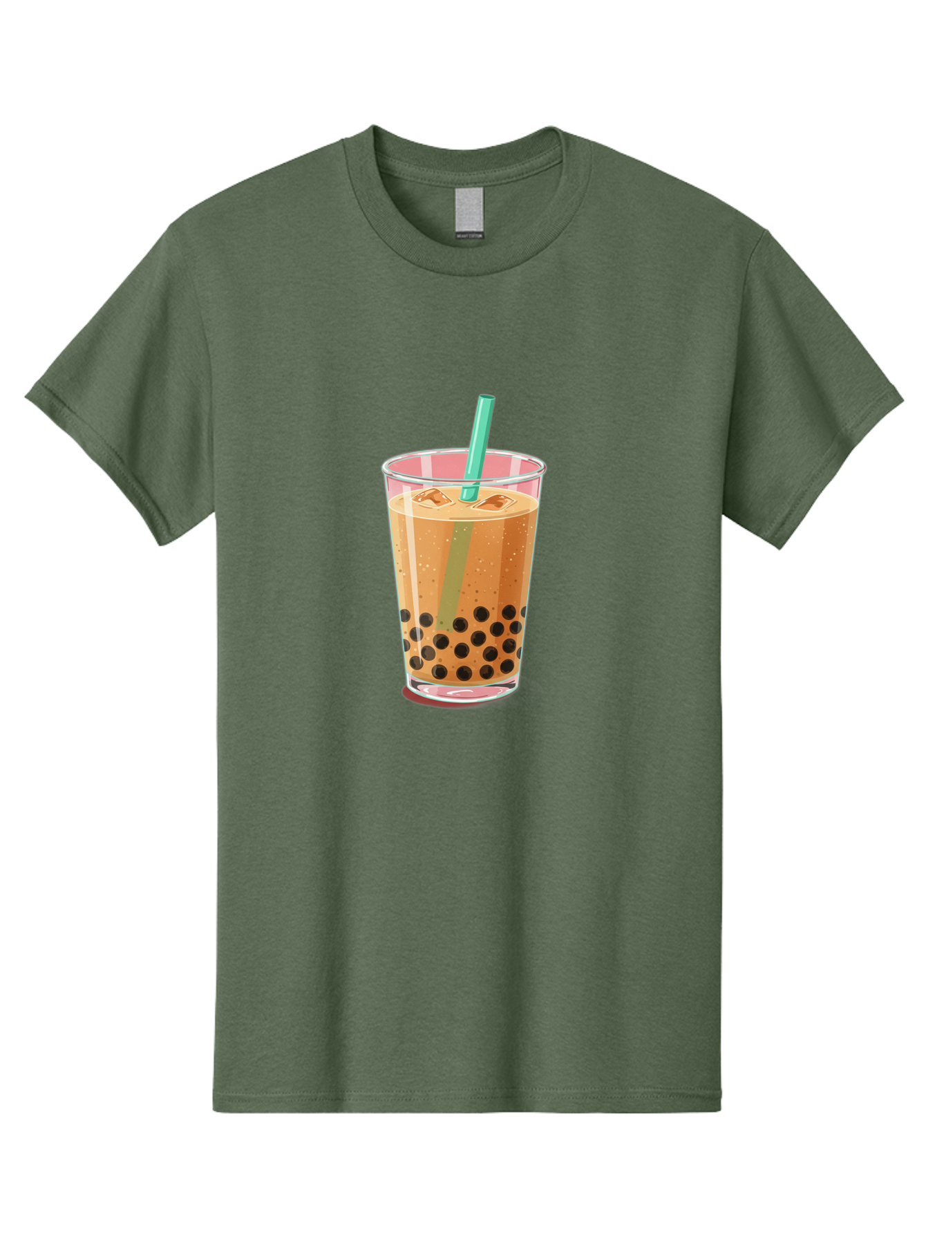 Bubble-Tea-2 Men'S Graphic Tee, 100% Cotton, Comfortable Casual Summer Wear, Machine Washable, Vintage Camera, Old Camera, Antique Camera, Black Camera, Classic Photography, Photography Equipment, Nostalgic Device, Film Camera, Camera Art Bal889
