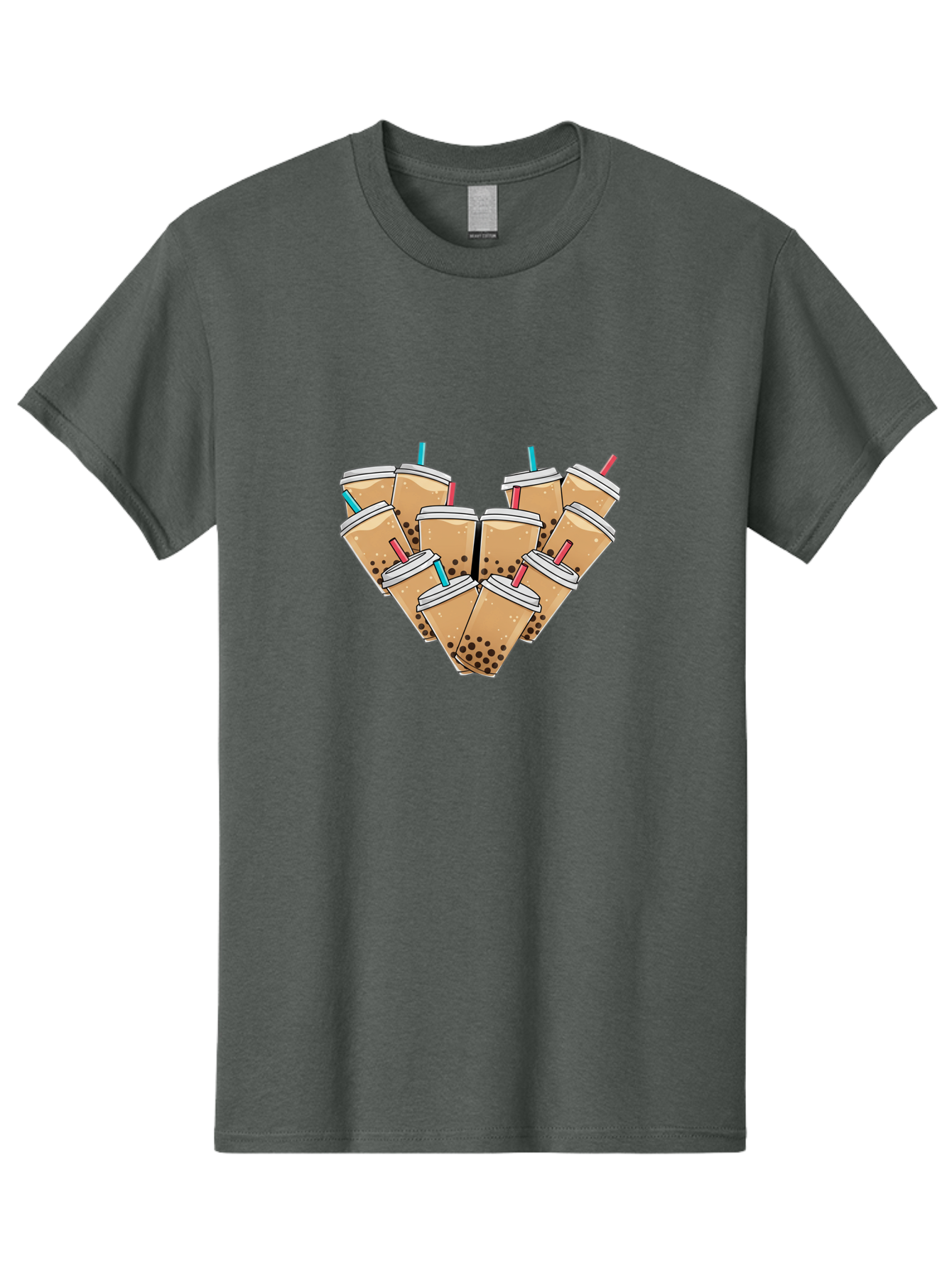 Bubble-Tea-3 Men'S Graphic Tee, 100% Cotton, Comfortable Casual Summer Wear, Machine Washable, Vintage Camera, Old Camera, Antique Camera, Black Camera, Classic Photography, Photography Equipment, Nostalgic Device, Film Camera, Camera Art Bal890