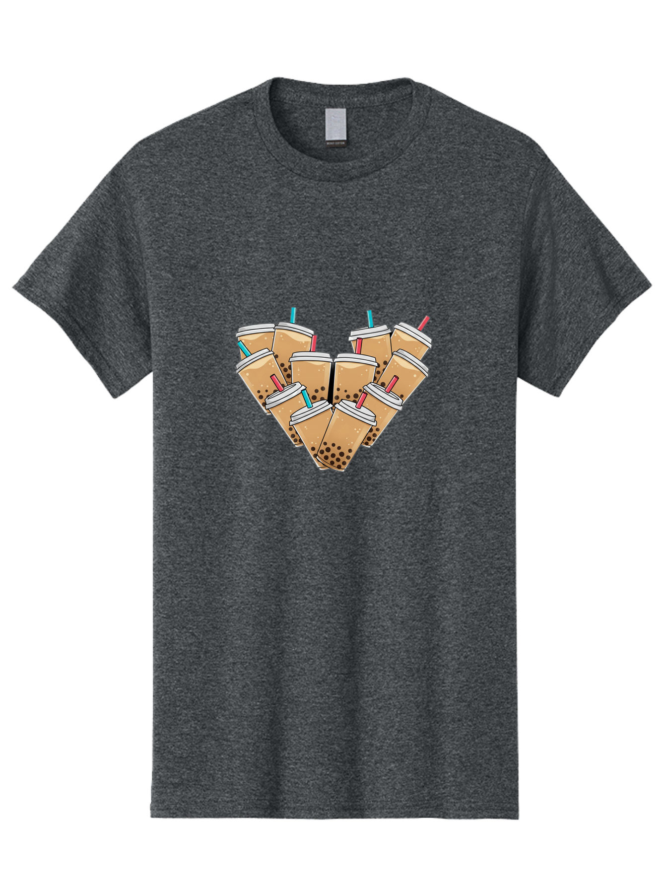Bubble-Tea-3 Men'S Graphic Tee, 100% Cotton, Comfortable Casual Summer Wear, Machine Washable, Vintage Camera, Old Camera, Antique Camera, Black Camera, Classic Photography, Photography Equipment, Nostalgic Device, Film Camera, Camera Art Bal890