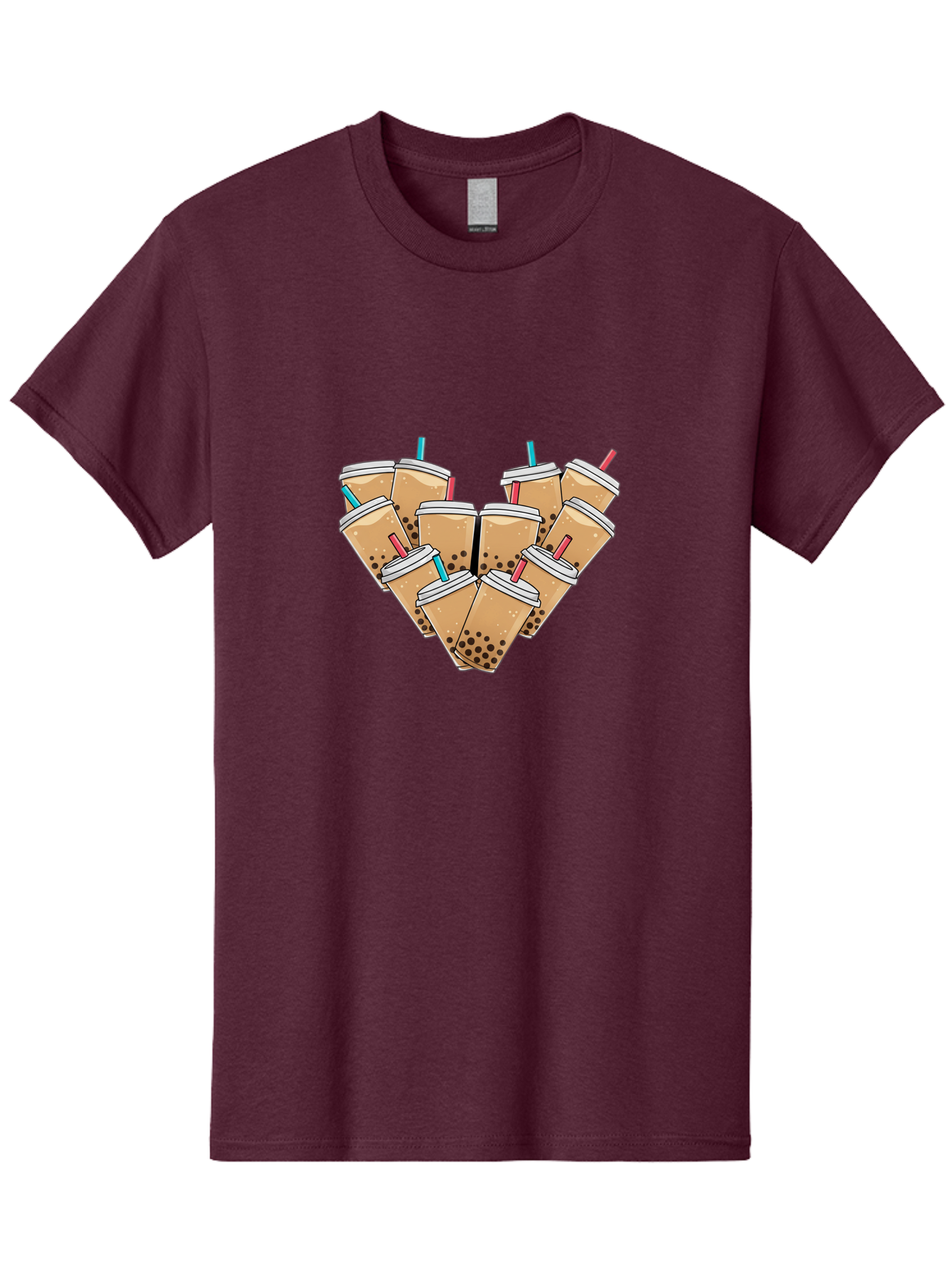 Bubble-Tea-3 Men'S Graphic Tee, 100% Cotton, Comfortable Casual Summer Wear, Machine Washable, Vintage Camera, Old Camera, Antique Camera, Black Camera, Classic Photography, Photography Equipment, Nostalgic Device, Film Camera, Camera Art Bal890