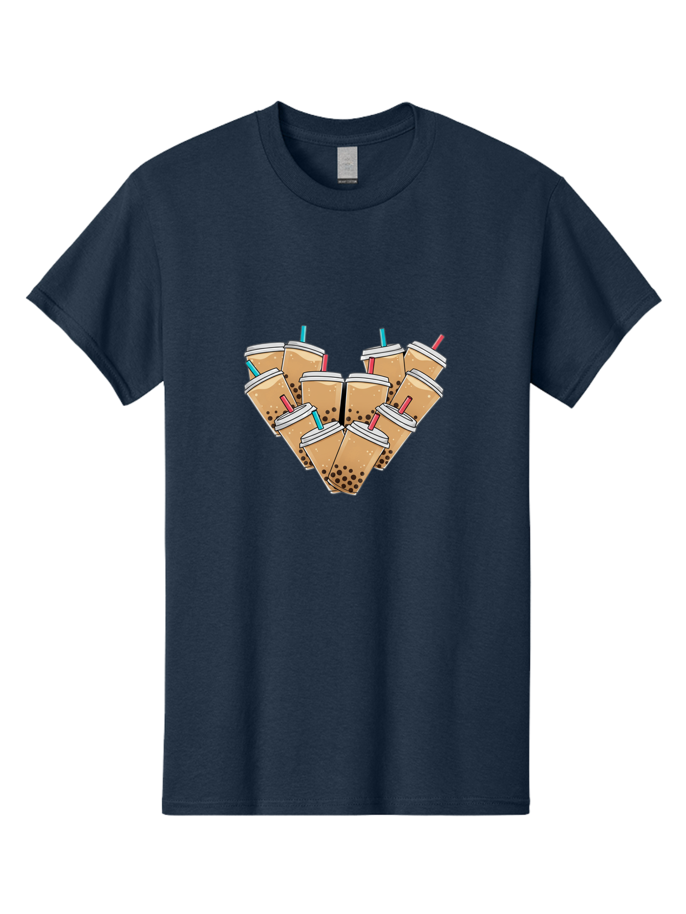 Bubble-Tea-3 Men'S Graphic Tee, 100% Cotton, Comfortable Casual Summer Wear, Machine Washable, Vintage Camera, Old Camera, Antique Camera, Black Camera, Classic Photography, Photography Equipment, Nostalgic Device, Film Camera, Camera Art Bal890