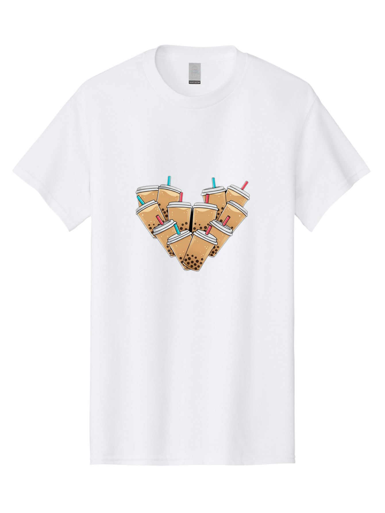 Bubble-Tea-3 Men'S Graphic Tee, 100% Cotton, Comfortable Casual Summer Wear, Machine Washable, Vintage Camera, Old Camera, Antique Camera, Black Camera, Classic Photography, Photography Equipment, Nostalgic Device, Film Camera, Camera Art Bal890