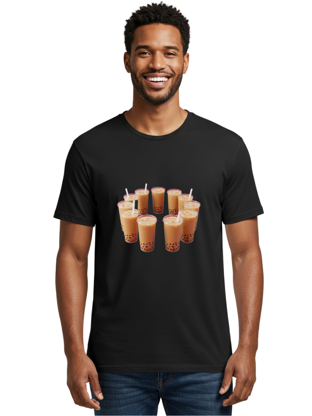 Bubble-Tea Men'S Graphic Tee, 100% Cotton, Comfortable Casual Summer Wear, Machine Washable, Vintage Camera, Old Camera, Antique Camera, Black Camera, Classic Photography, Photography Equipment, Nostalgic Device, Film Camera, Camera Art Bal892