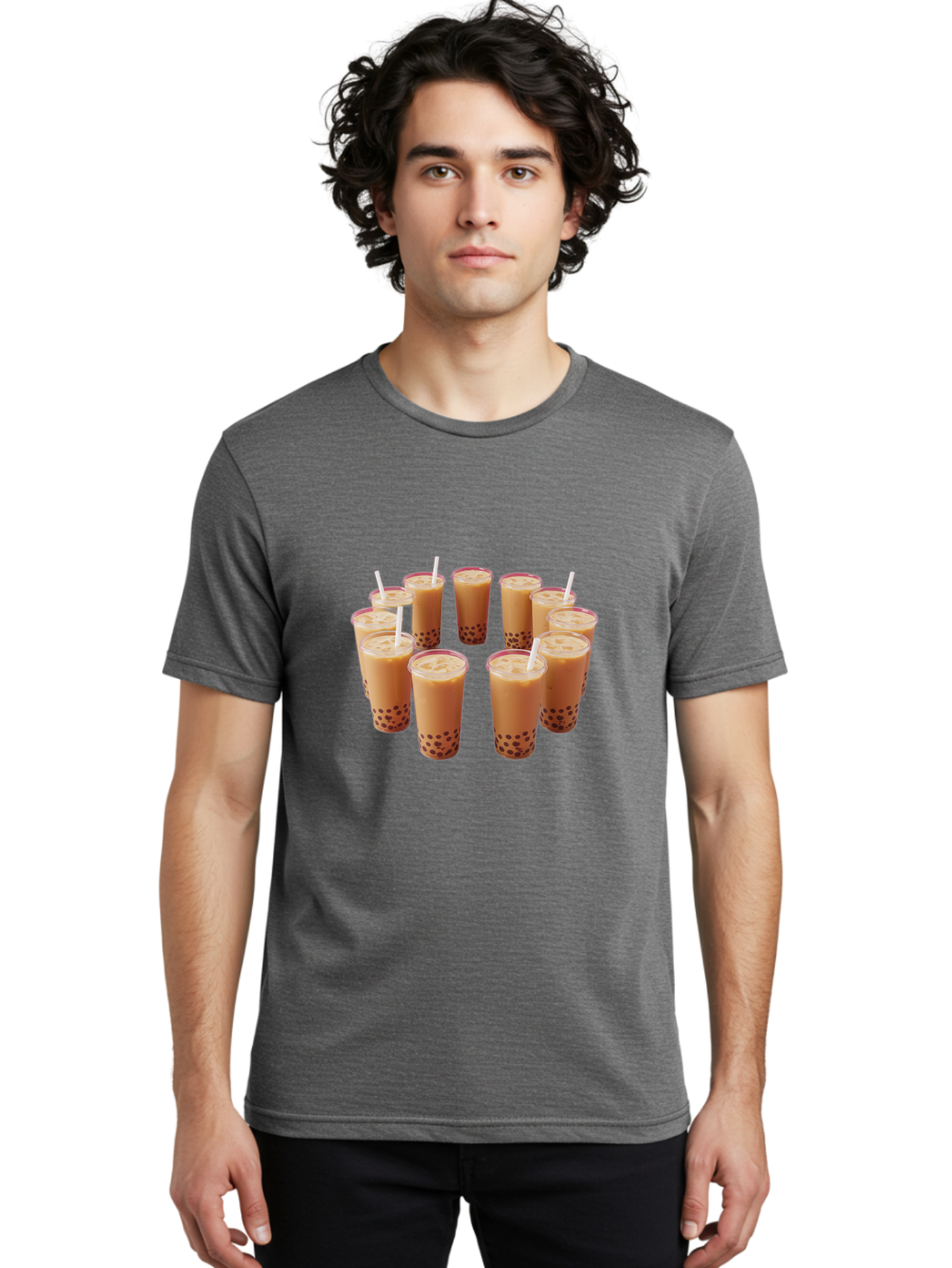Bubble-Tea Men'S Graphic Tee, 100% Cotton, Comfortable Casual Summer Wear, Machine Washable, Vintage Camera, Old Camera, Antique Camera, Black Camera, Classic Photography, Photography Equipment, Nostalgic Device, Film Camera, Camera Art Bal892