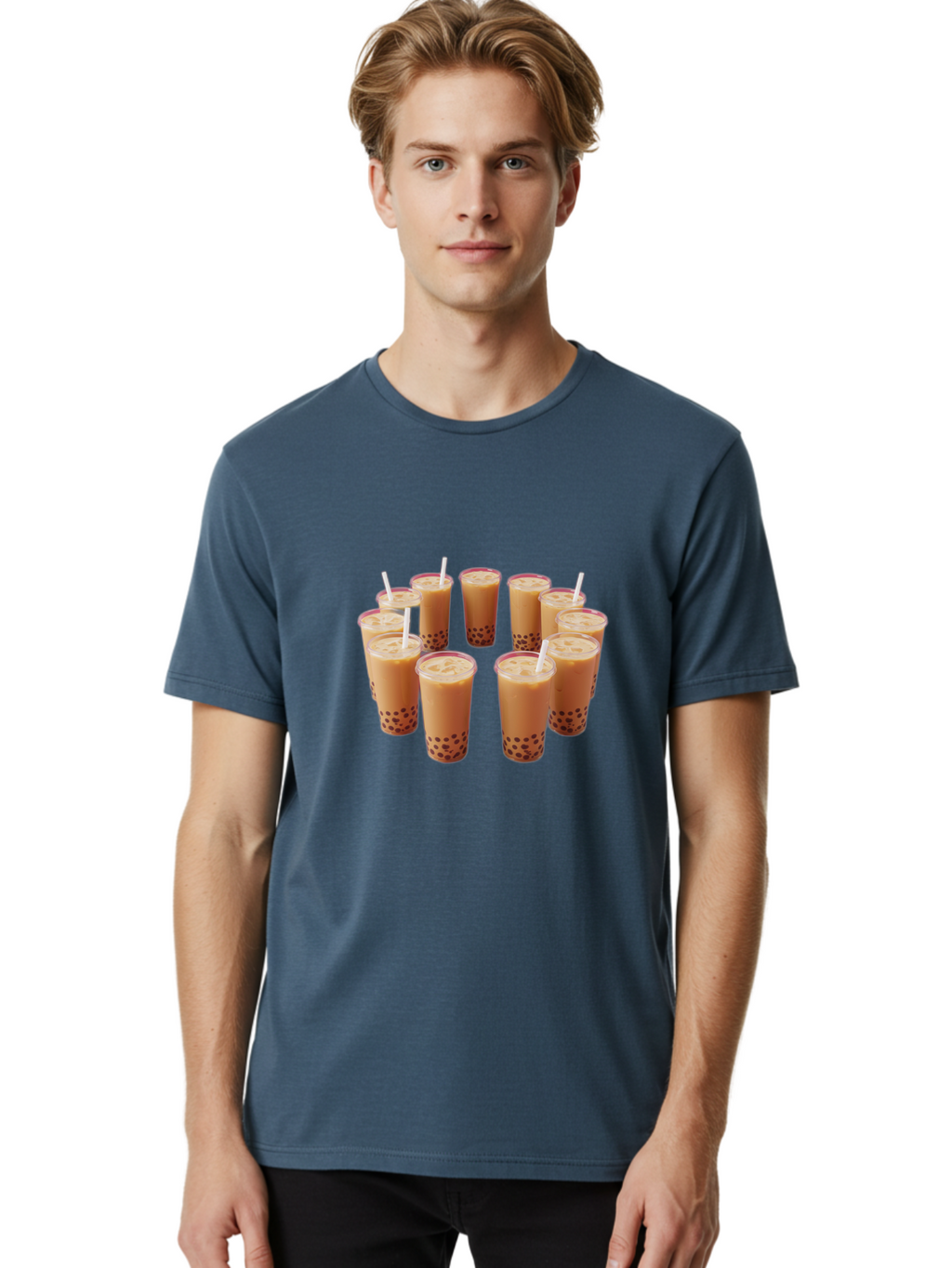 Bubble-Tea Men'S Graphic Tee, 100% Cotton, Comfortable Casual Summer Wear, Machine Washable, Vintage Camera, Old Camera, Antique Camera, Black Camera, Classic Photography, Photography Equipment, Nostalgic Device, Film Camera, Camera Art Bal892