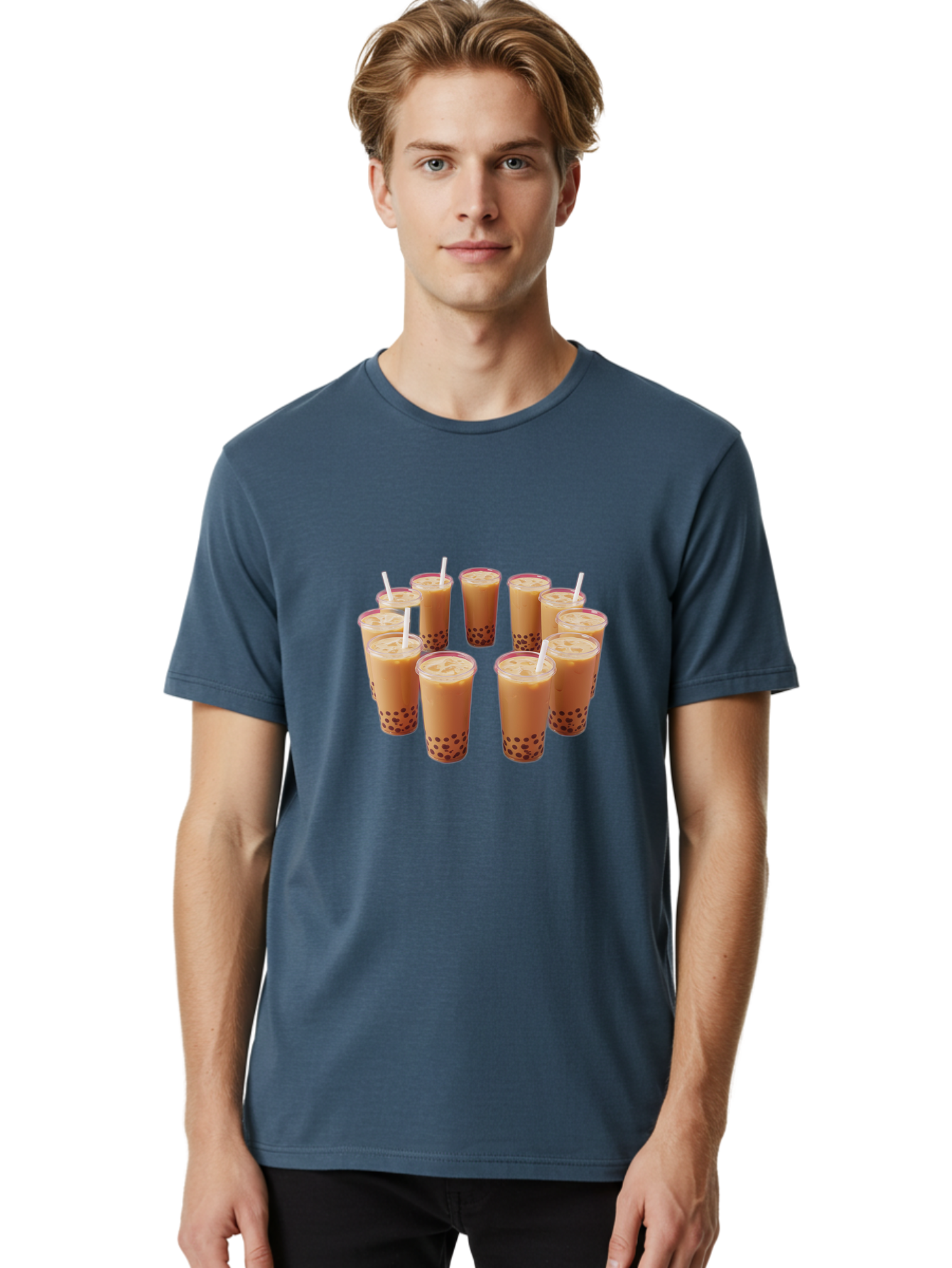 Bubble-Tea Men'S Graphic Tee, 100% Cotton, Comfortable Casual Summer Wear, Machine Washable, Vintage Camera, Old Camera, Antique Camera, Black Camera, Classic Photography, Photography Equipment, Nostalgic Device, Film Camera, Camera Art Bal892