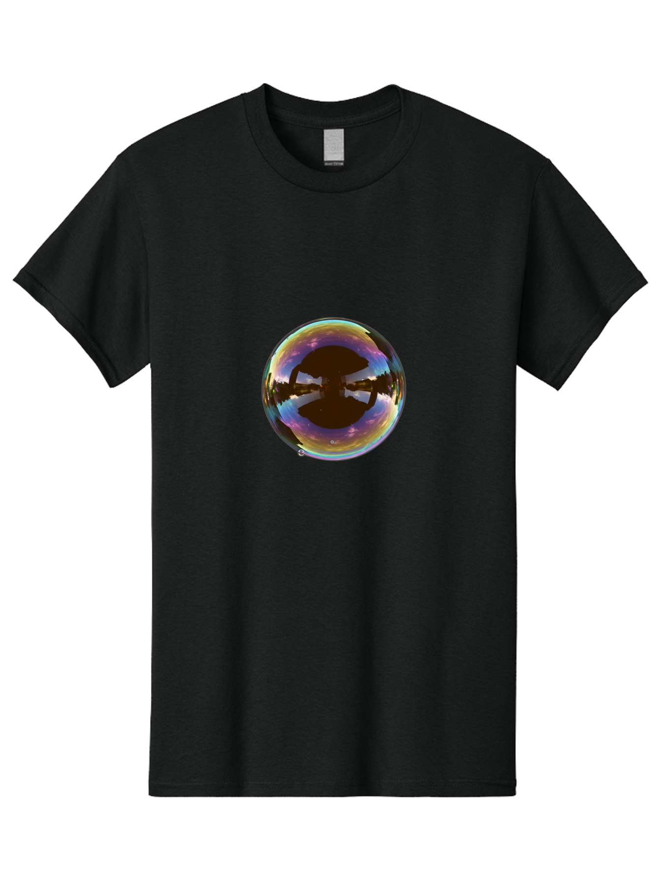 Bubble Men'S Graphic Tee, 100% Cotton, Comfortable Casual Summer Wear, Machine Washable, Vintage Camera, Old Camera, Antique Camera, Black Camera, Classic Photography, Photography Equipment, Nostalgic Device, Film Camera, Camera Art Bal893