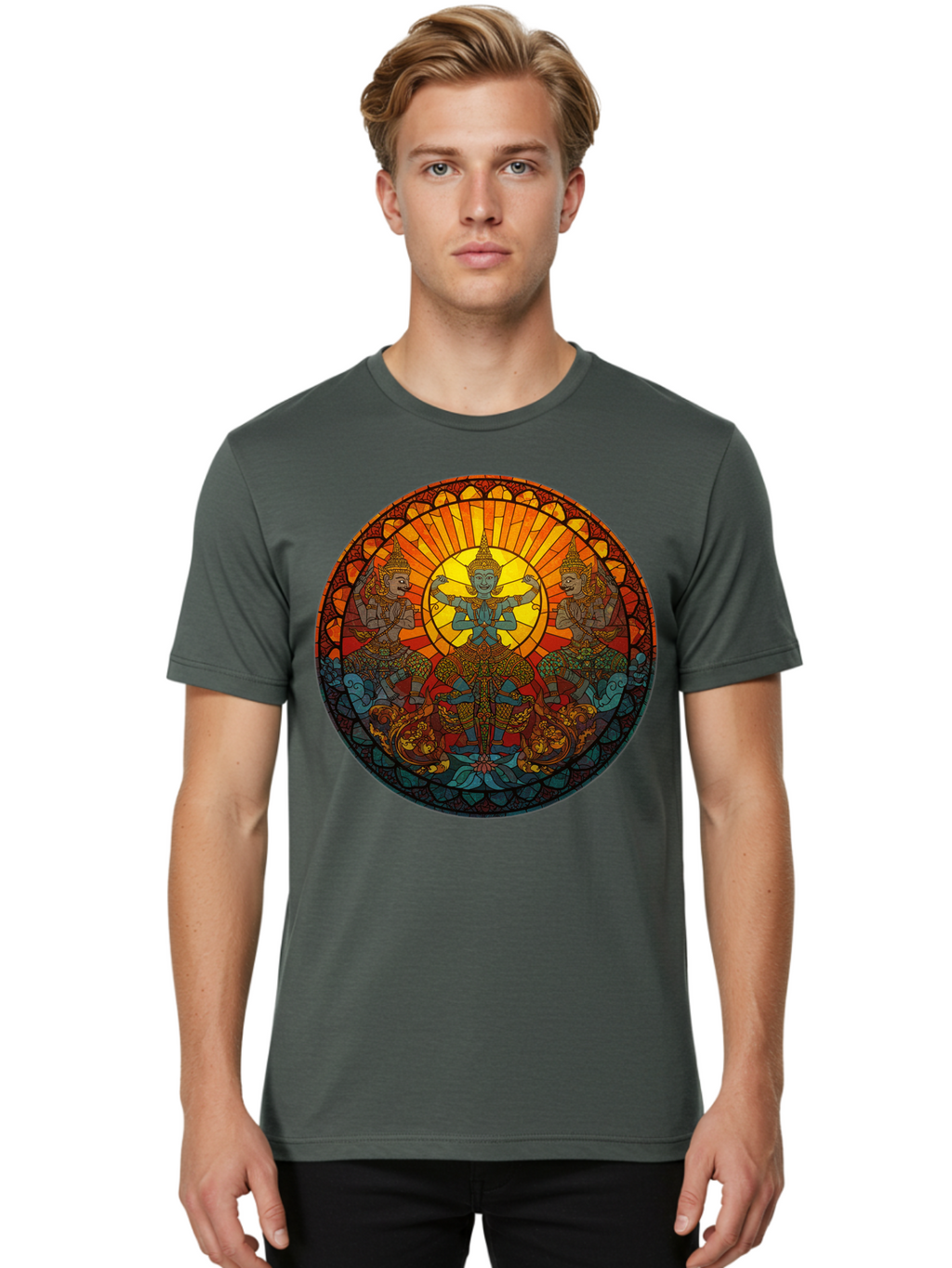 Buddha Men'S Graphic Tee, 100% Cotton, Comfortable Casual Summer Wear, Machine Washable, Vintage Camera, Old Camera, Antique Camera, Black Camera, Classic Photography, Photography Equipment, Nostalgic Device, Film Camera, Camera Art Bal894
