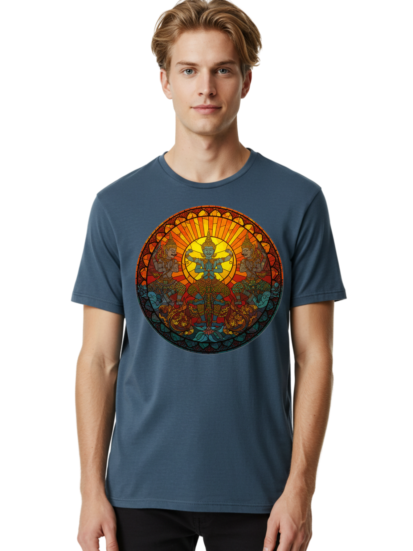 Buddha Men'S Graphic Tee, 100% Cotton, Comfortable Casual Summer Wear, Machine Washable, Vintage Camera, Old Camera, Antique Camera, Black Camera, Classic Photography, Photography Equipment, Nostalgic Device, Film Camera, Camera Art Bal894