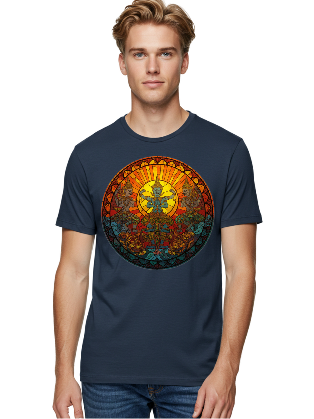 Buddha Men'S Graphic Tee, 100% Cotton, Comfortable Casual Summer Wear, Machine Washable, Vintage Camera, Old Camera, Antique Camera, Black Camera, Classic Photography, Photography Equipment, Nostalgic Device, Film Camera, Camera Art Bal894