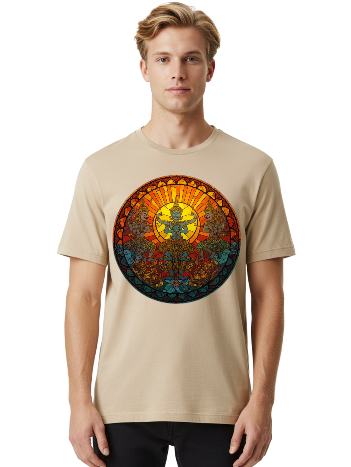 Buddha Men'S Graphic Tee, 100% Cotton, Comfortable Casual Summer Wear, Machine Washable, Vintage Camera, Old Camera, Antique Camera, Black Camera, Classic Photography, Photography Equipment, Nostalgic Device, Film Camera, Camera Art Bal894