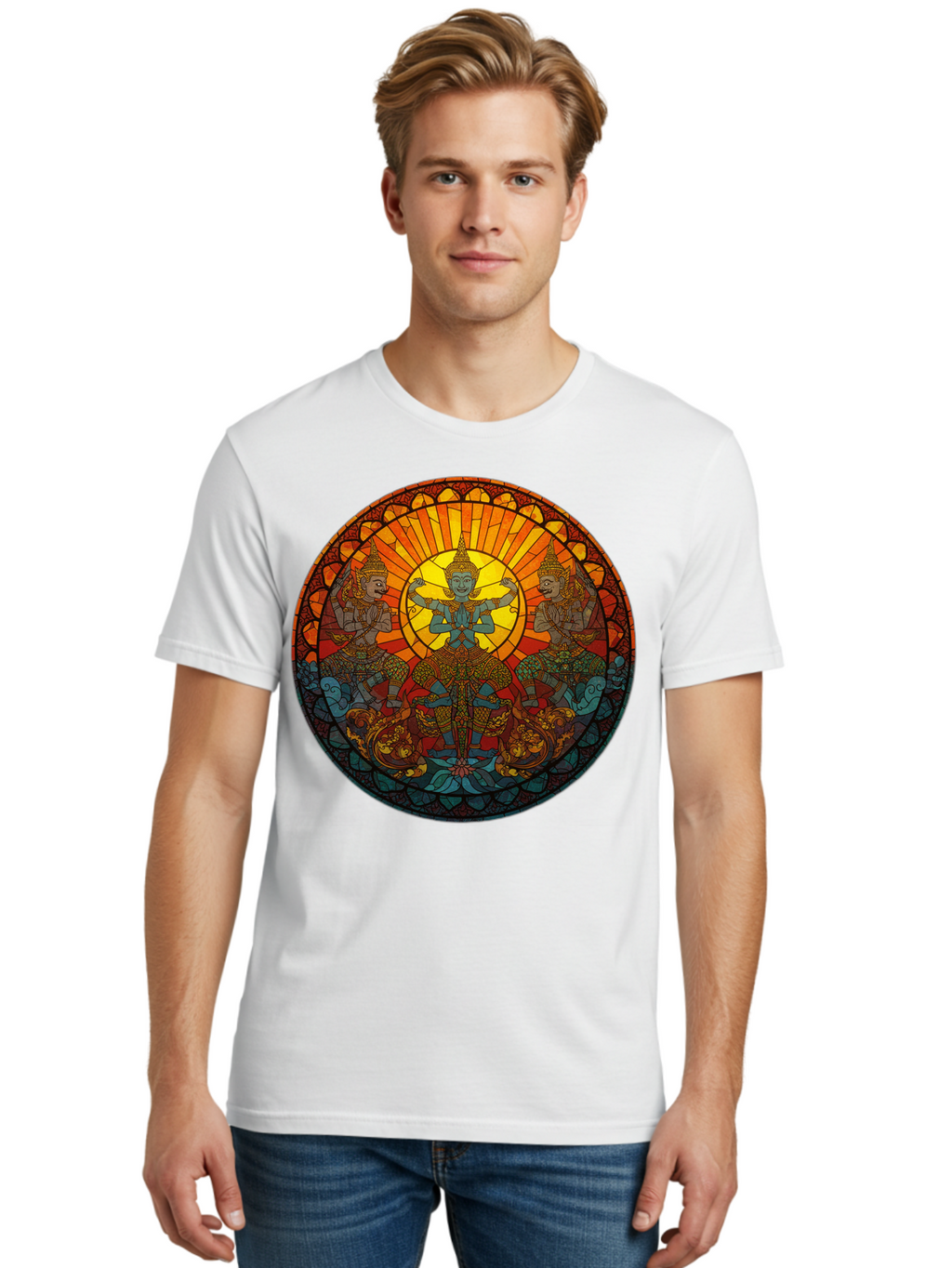 Buddha Men'S Graphic Tee, 100% Cotton, Comfortable Casual Summer Wear, Machine Washable, Vintage Camera, Old Camera, Antique Camera, Black Camera, Classic Photography, Photography Equipment, Nostalgic Device, Film Camera, Camera Art Bal894