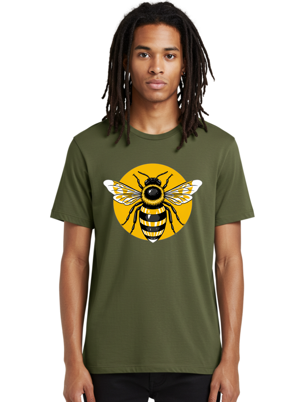 Bumble-Bee Men'S Graphic Tee, 100% Cotton, Comfortable Casual Summer Wear, Machine Washable, Vintage Camera, Old Camera, Antique Camera, Black Camera, Classic Photography, Photography Equipment, Nostalgic Device, Film Camera, Camera Art Bal895