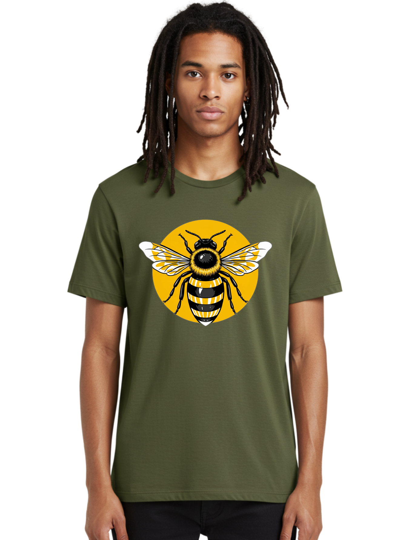 Bumble-Bee Men'S Graphic Tee, 100% Cotton, Comfortable Casual Summer Wear, Machine Washable, Vintage Camera, Old Camera, Antique Camera, Black Camera, Classic Photography, Photography Equipment, Nostalgic Device, Film Camera, Camera Art Bal895