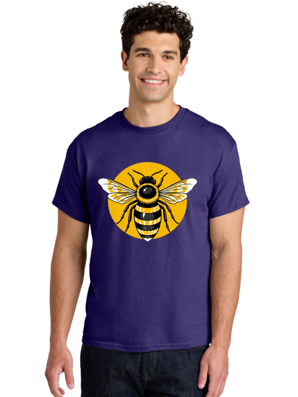 Bumble-Bee Men'S Graphic Tee, 100% Cotton, Comfortable Casual Summer Wear, Machine Washable, Vintage Camera, Old Camera, Antique Camera, Black Camera, Classic Photography, Photography Equipment, Nostalgic Device, Film Camera, Camera Art Bal895