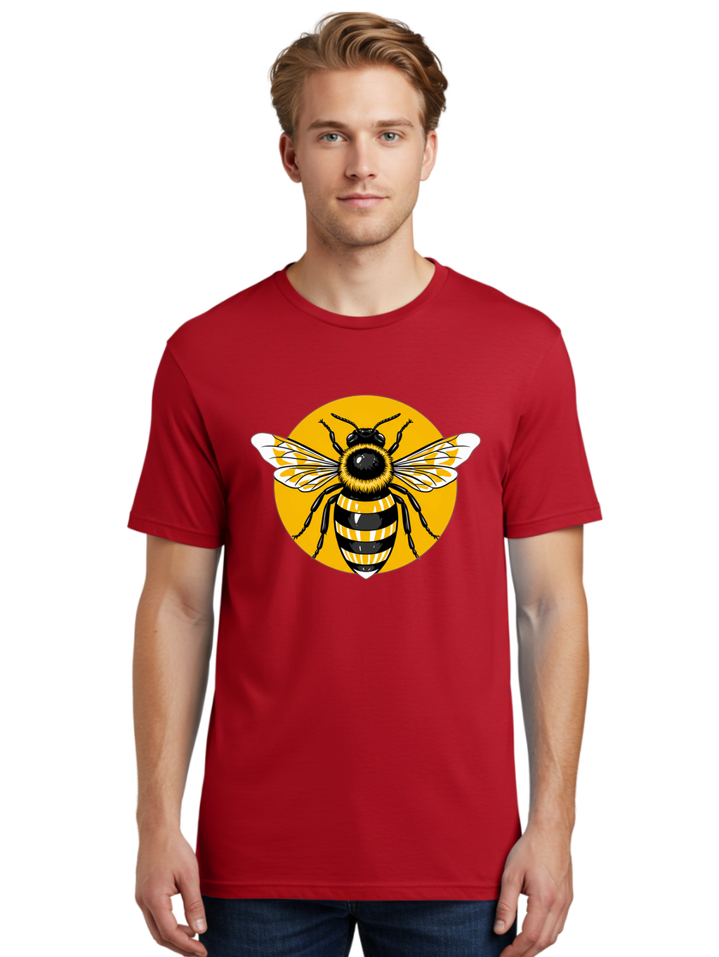 Bumble-Bee Men'S Graphic Tee, 100% Cotton, Comfortable Casual Summer Wear, Machine Washable, Vintage Camera, Old Camera, Antique Camera, Black Camera, Classic Photography, Photography Equipment, Nostalgic Device, Film Camera, Camera Art Bal895