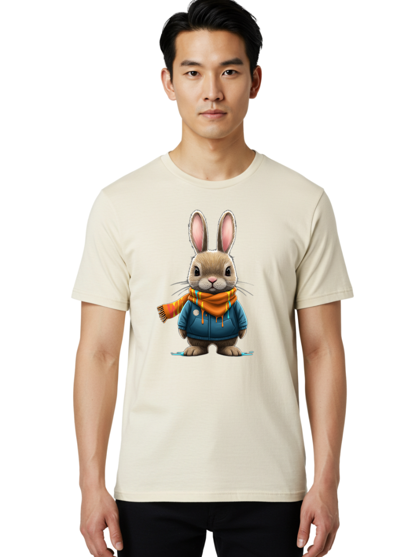 Bunny Men'S Graphic Tee, 100% Cotton, Comfortable Casual Summer Wear, Machine Washable, Vintage Camera, Old Camera, Antique Camera, Black Camera, Classic Photography, Photography Equipment, Nostalgic Device, Film Camera, Camera Art Bal897
