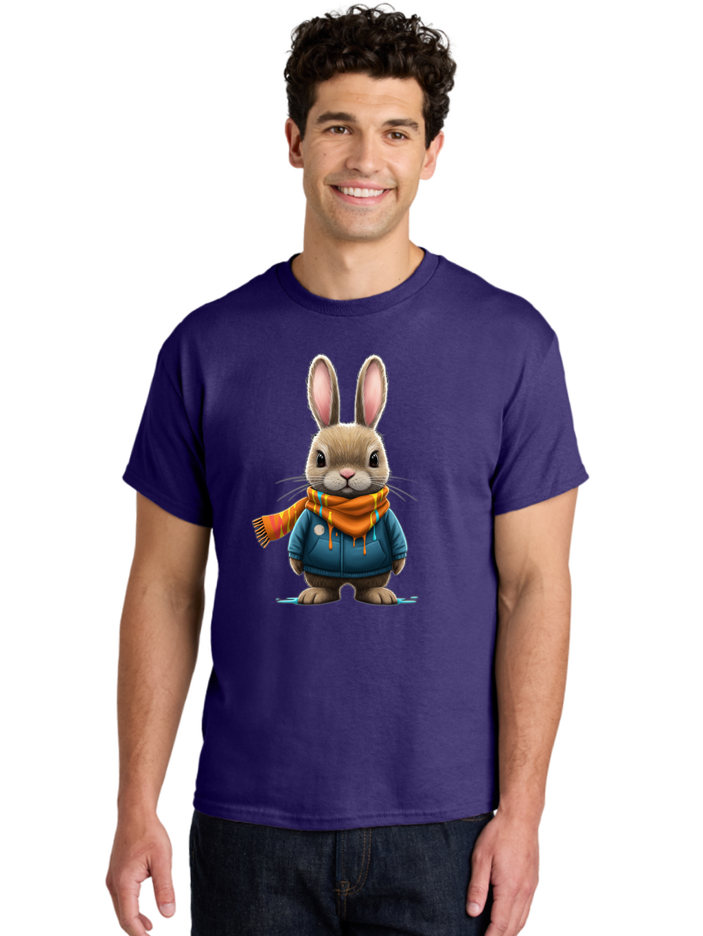 Bunny Men'S Graphic Tee, 100% Cotton, Comfortable Casual Summer Wear, Machine Washable, Vintage Camera, Old Camera, Antique Camera, Black Camera, Classic Photography, Photography Equipment, Nostalgic Device, Film Camera, Camera Art Bal897