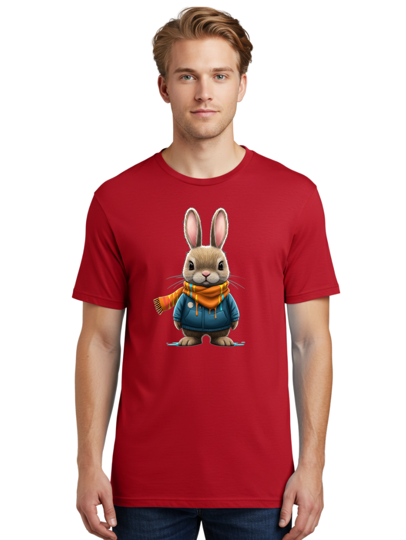 Bunny Men'S Graphic Tee, 100% Cotton, Comfortable Casual Summer Wear, Machine Washable, Vintage Camera, Old Camera, Antique Camera, Black Camera, Classic Photography, Photography Equipment, Nostalgic Device, Film Camera, Camera Art Bal897