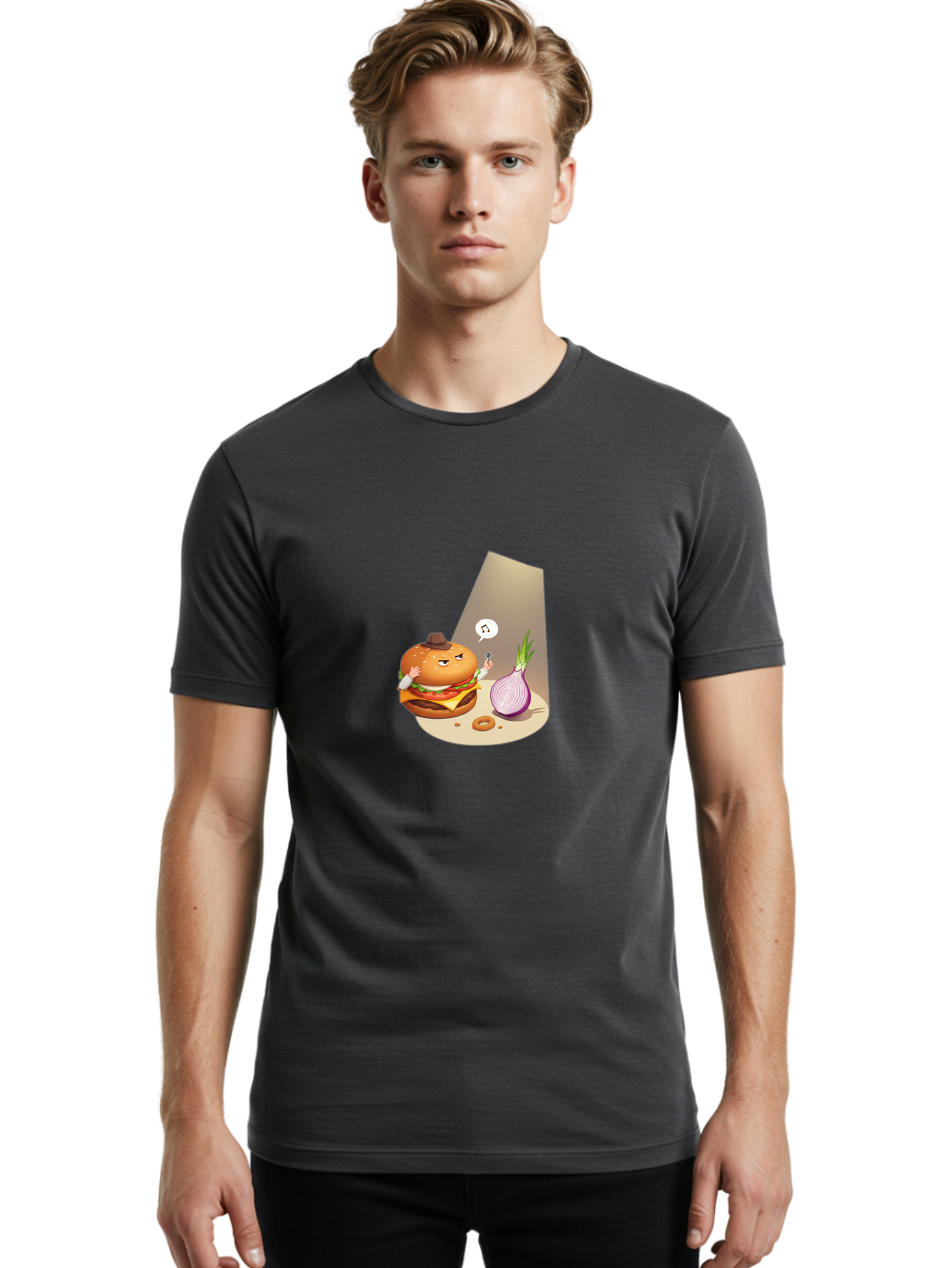 Burger-And-Onion Men'S Graphic Tee, 100% Cotton, Comfortable Casual Summer Wear, Machine Washable, Vintage Camera, Old Camera, Antique Camera, Black Camera, Classic Photography, Photography Equipment, Nostalgic Device, Film Camera, Camera Art Bal898