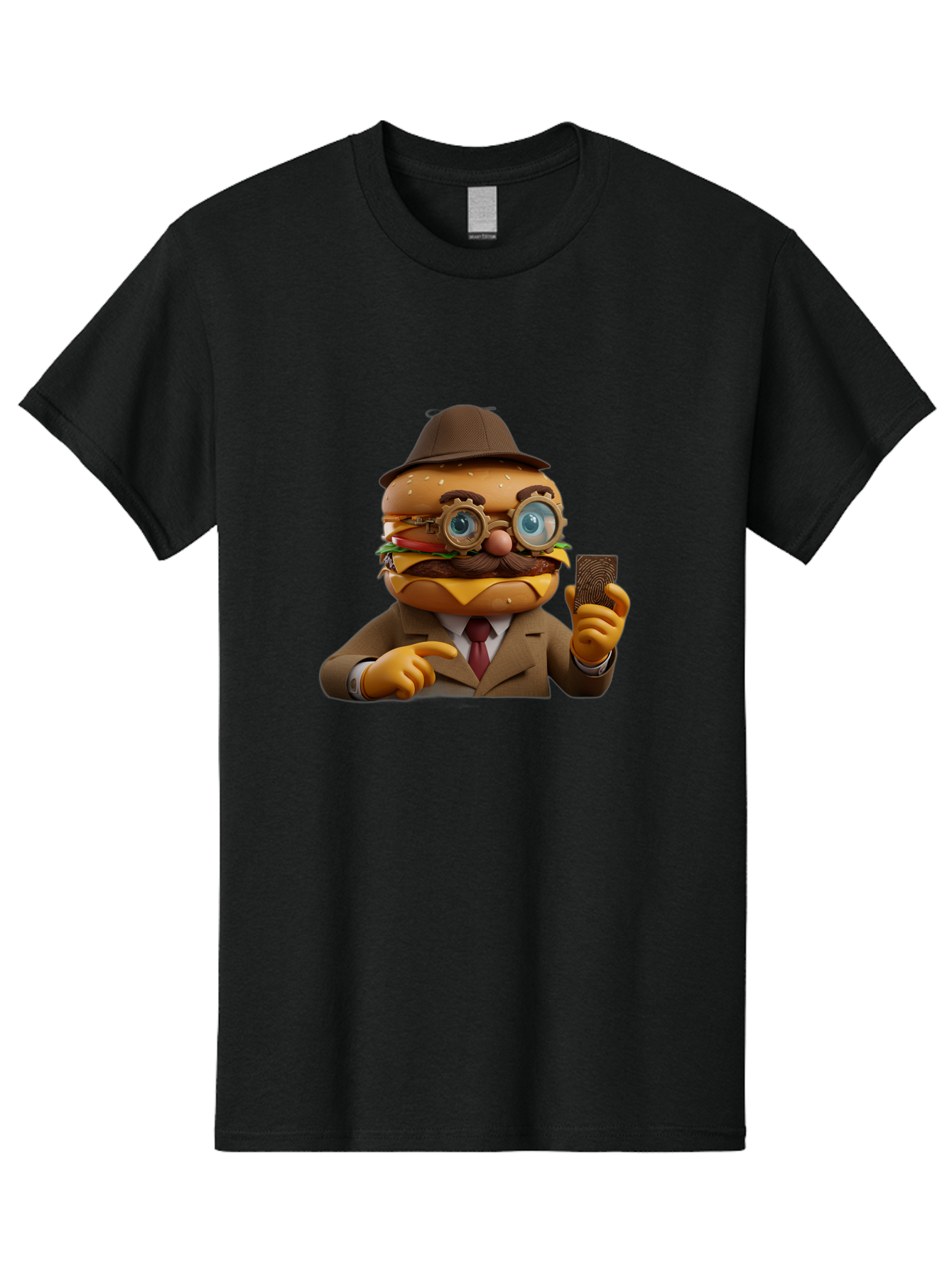 Burger-Detective Men'S Graphic Tee, 100% Cotton, Comfortable Casual Summer Wear, Machine Washable, Vintage Camera, Old Camera, Antique Camera, Black Camera, Classic Photography, Photography Equipment, Nostalgic Device, Film Camera, Camera Art Bal899