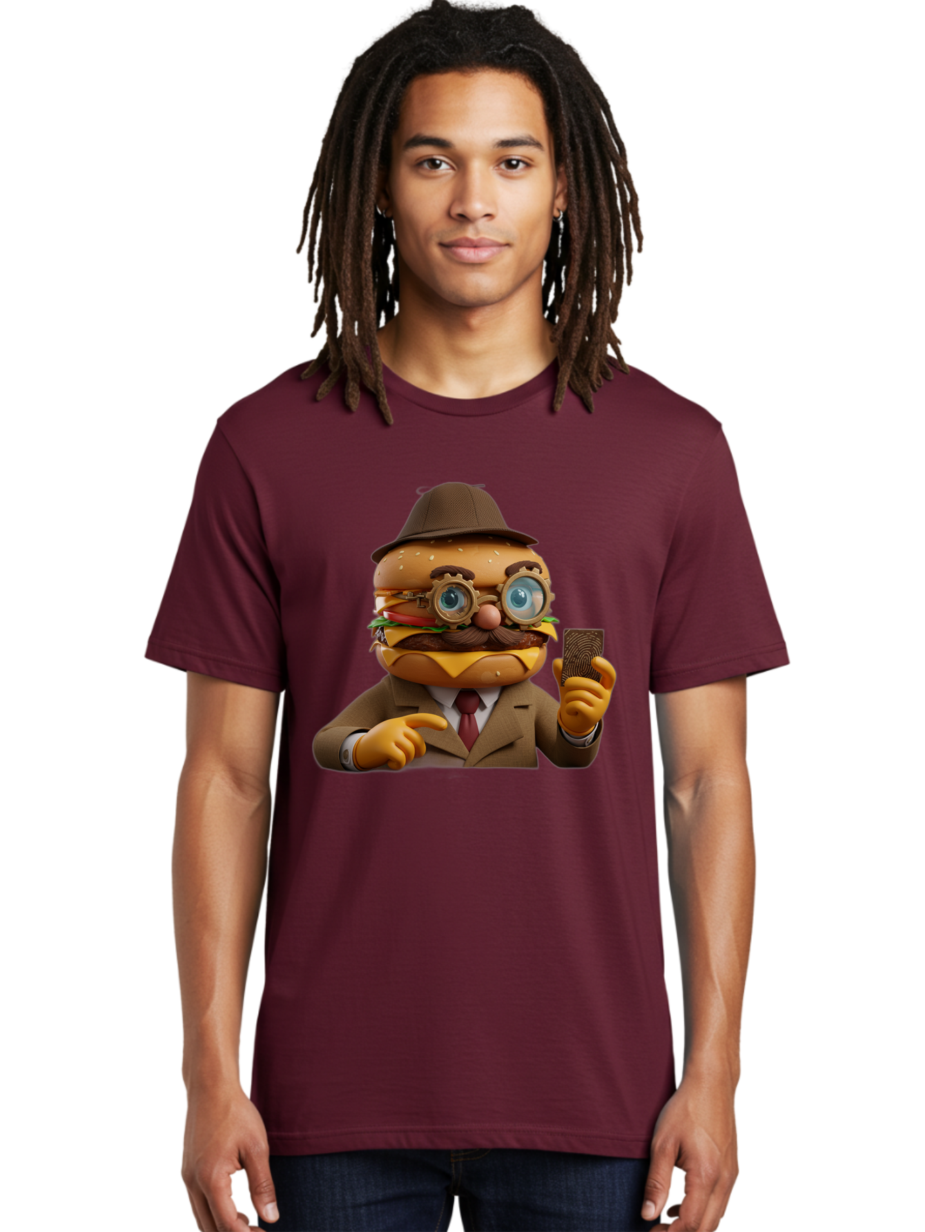 Burger-Detective Men'S Graphic Tee, 100% Cotton, Comfortable Casual Summer Wear, Machine Washable, Vintage Camera, Old Camera, Antique Camera, Black Camera, Classic Photography, Photography Equipment, Nostalgic Device, Film Camera, Camera Art Bal899