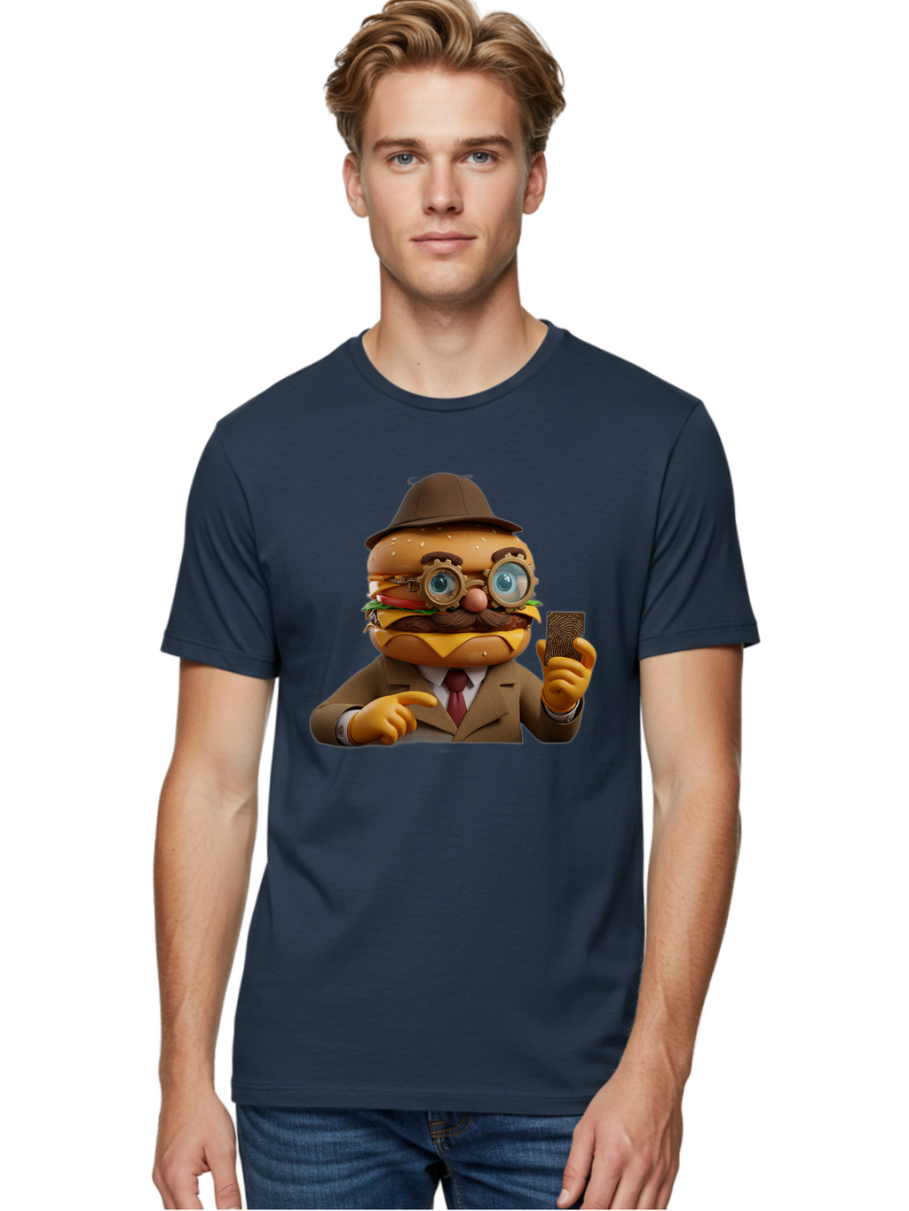 Burger-Detective Men'S Graphic Tee, 100% Cotton, Comfortable Casual Summer Wear, Machine Washable, Vintage Camera, Old Camera, Antique Camera, Black Camera, Classic Photography, Photography Equipment, Nostalgic Device, Film Camera, Camera Art Bal899