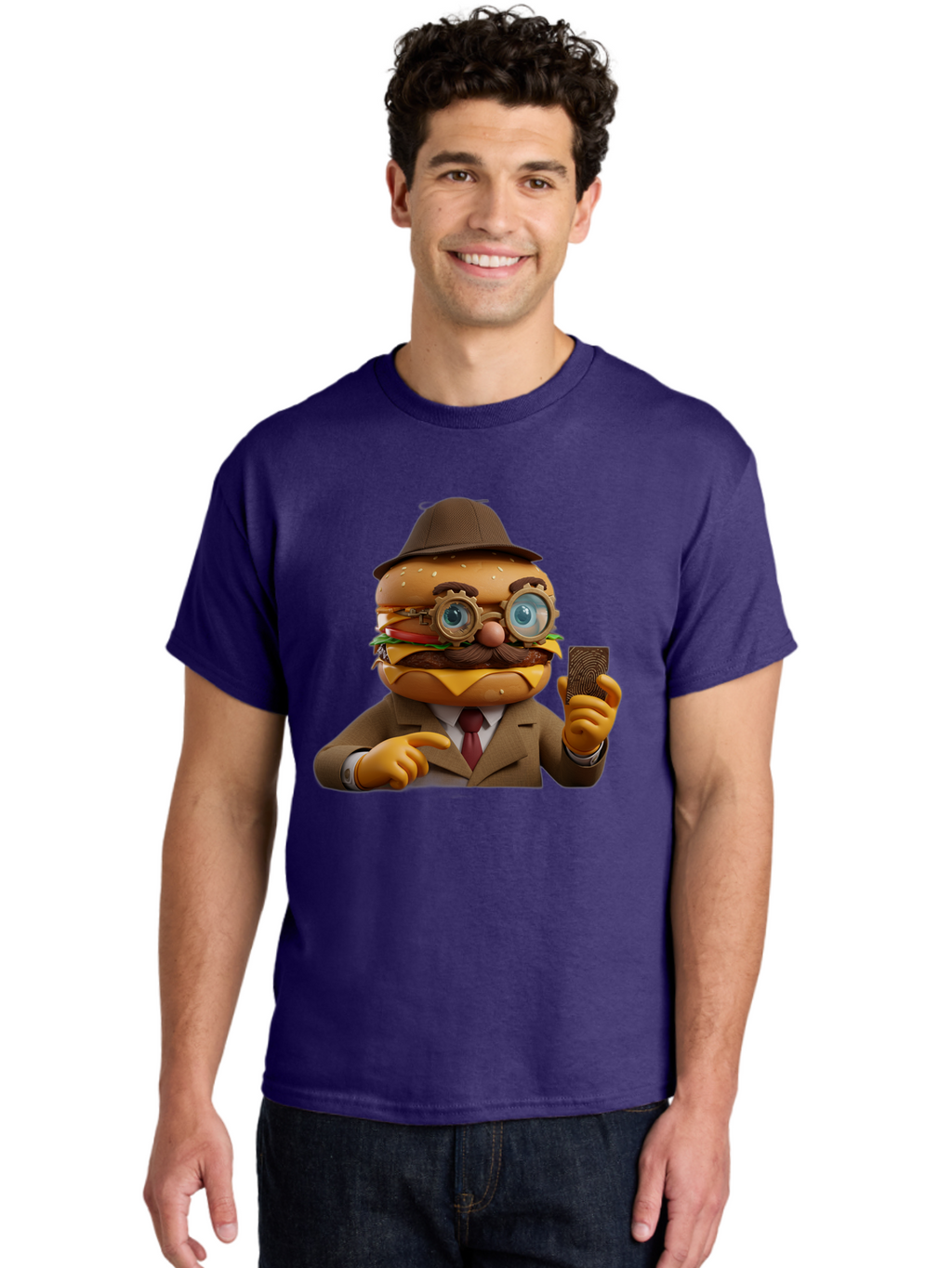 Burger-Detective Men'S Graphic Tee, 100% Cotton, Comfortable Casual Summer Wear, Machine Washable, Vintage Camera, Old Camera, Antique Camera, Black Camera, Classic Photography, Photography Equipment, Nostalgic Device, Film Camera, Camera Art Bal899